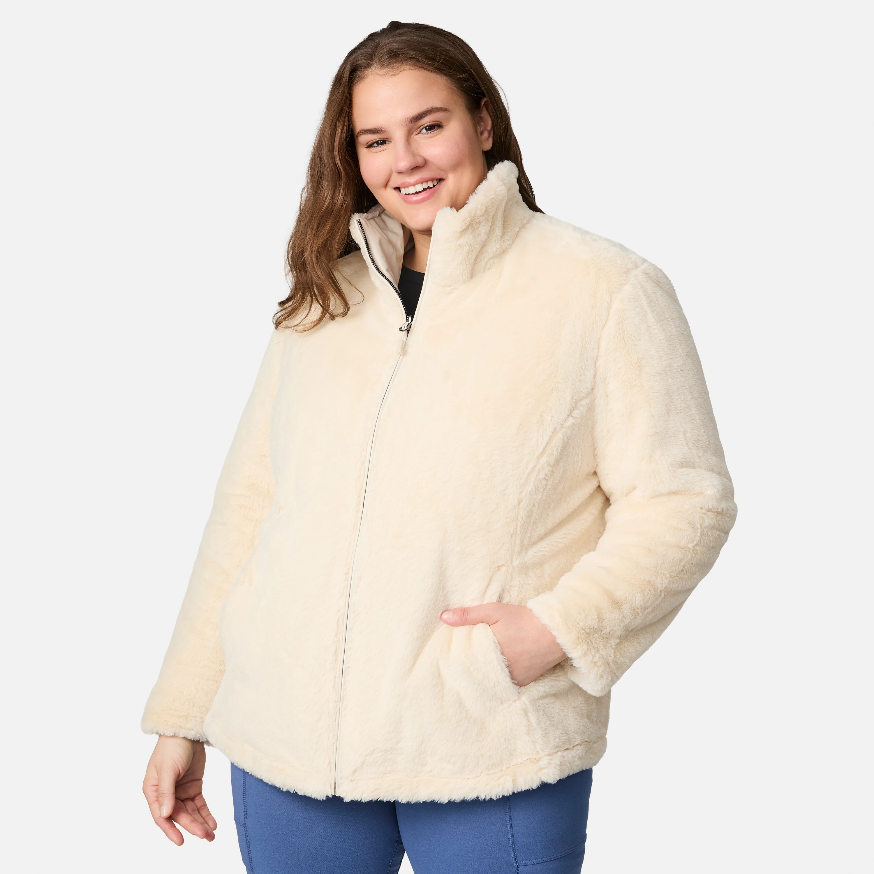 Women's Plus Size Cirrus Quilted Reversible Jacket - Image 5