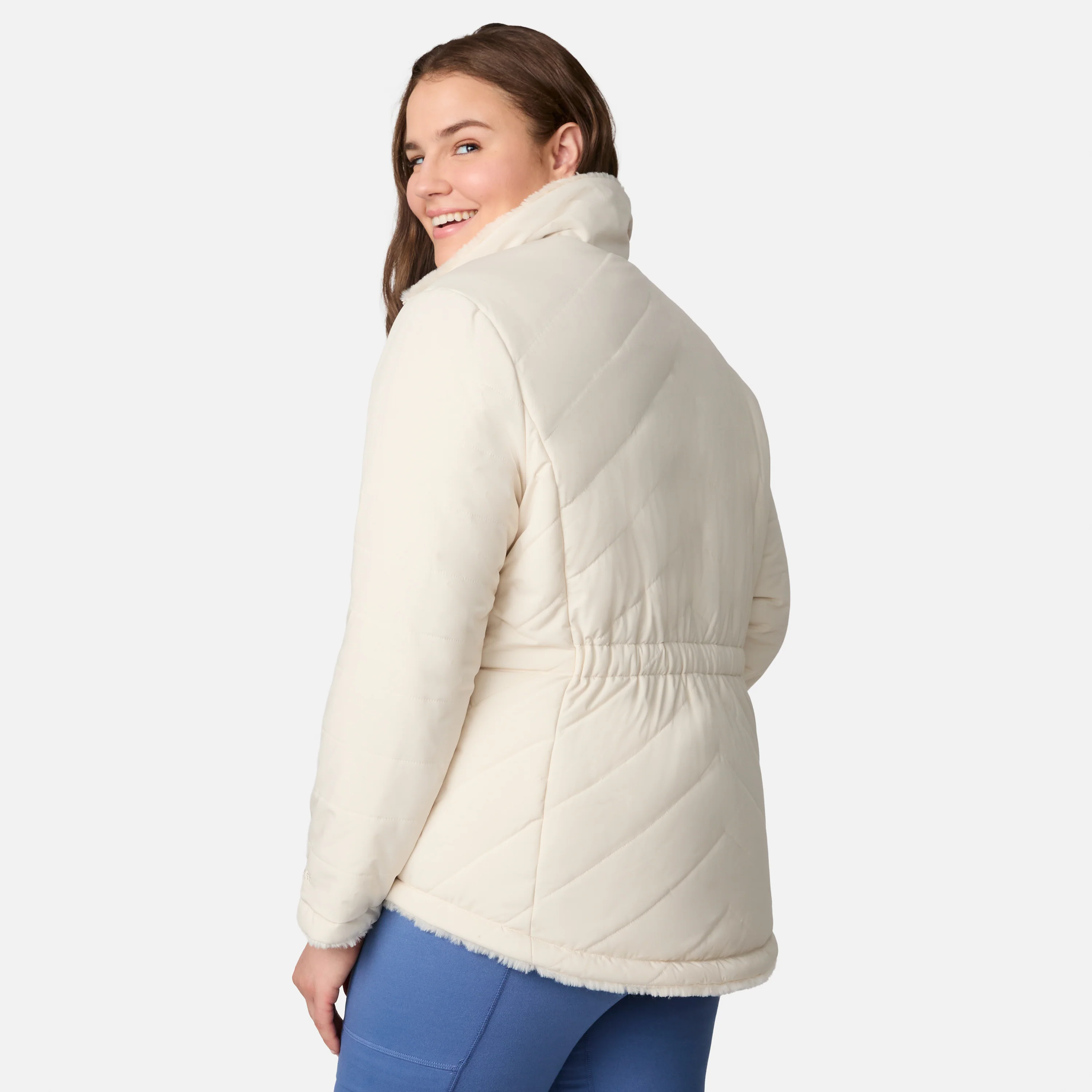 Women's Plus Size Cirrus Quilted Reversible Jacket - Image 7