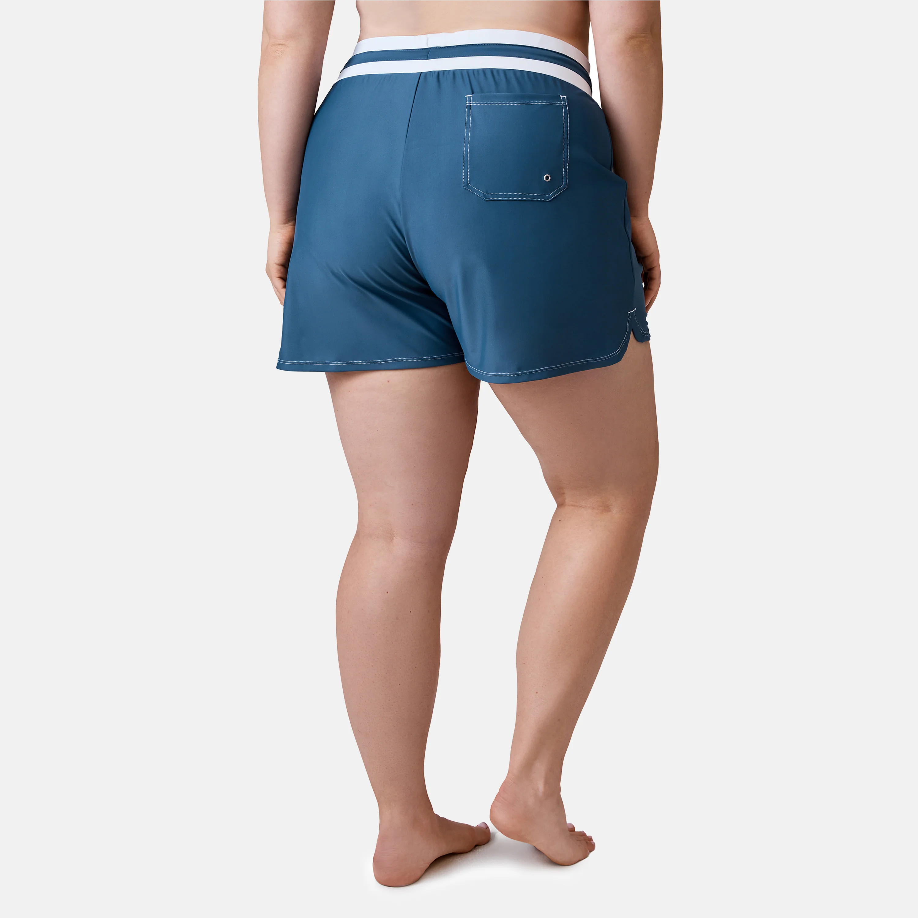 Women's Plus Size Drawstring Swim Short - Image 11
