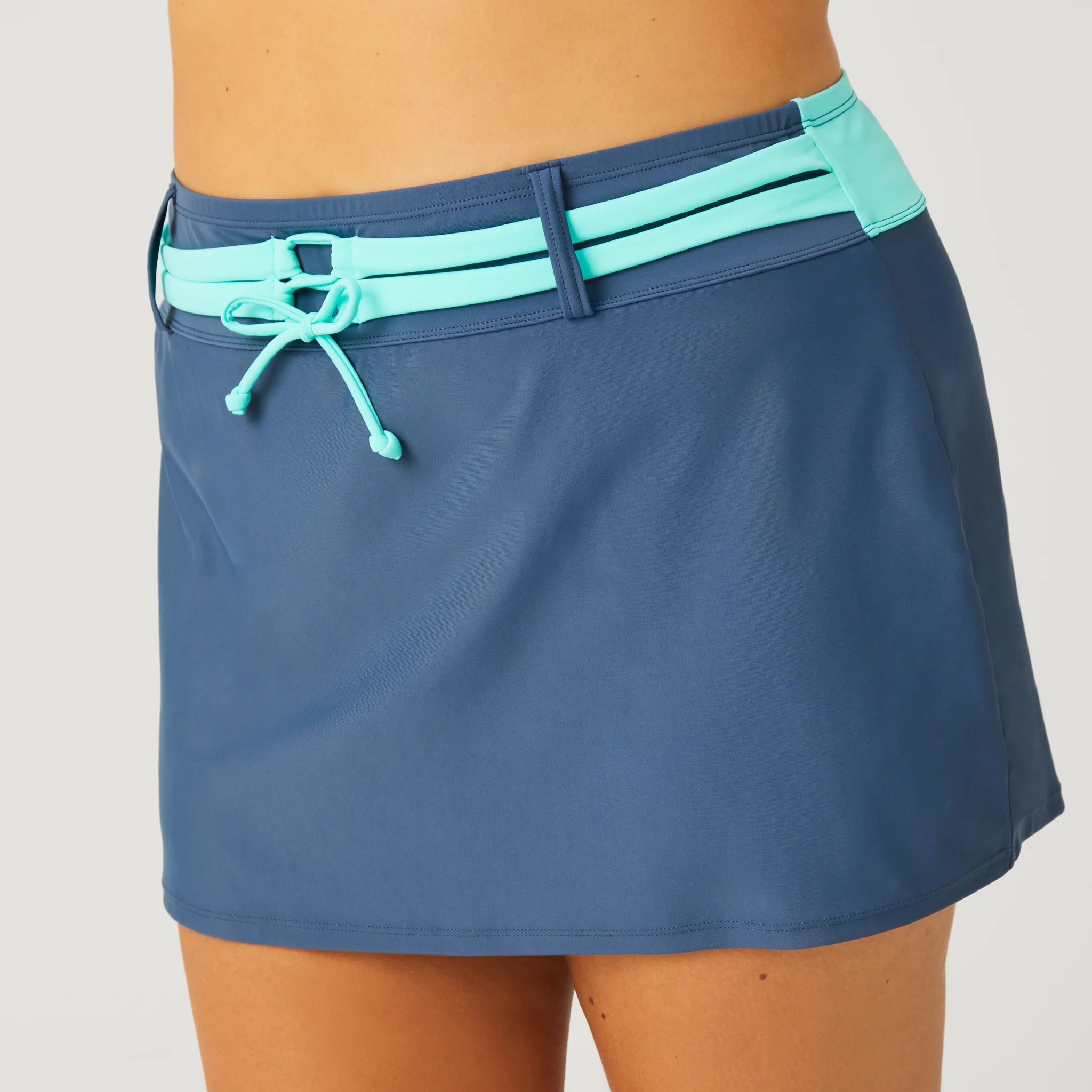 Women's Plus Size Drawstring Swim Skirt - Image 5