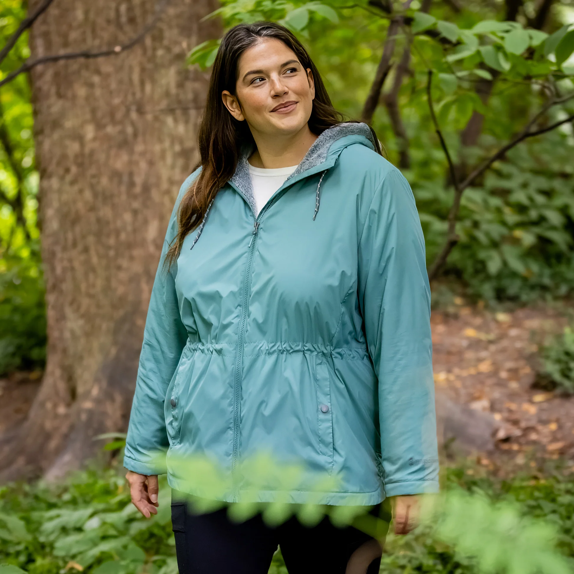 Women's Plus Size Cascade Windshear Jacket - Image 4