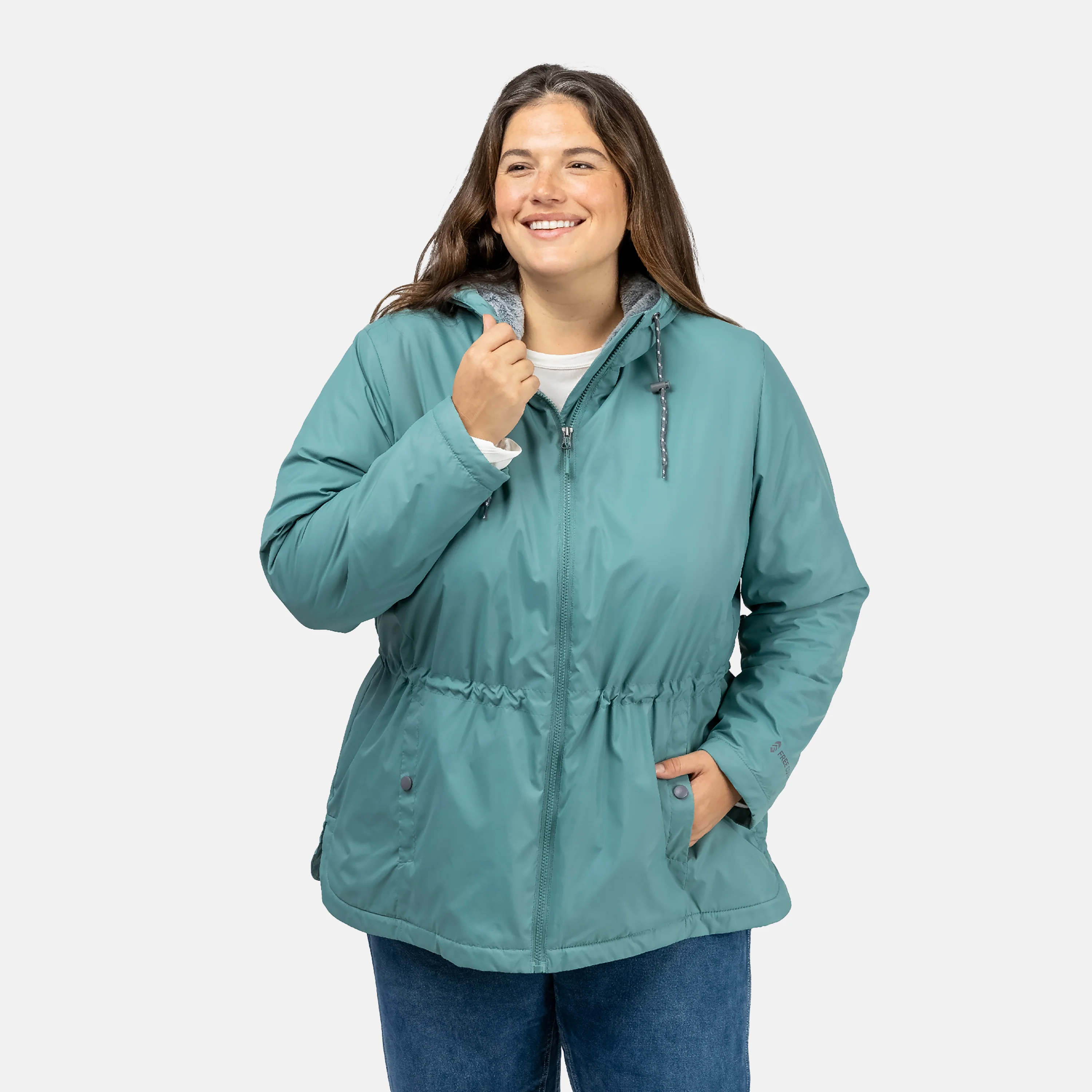 Women's Plus Size Cascade Windshear Jacket - Image 5
