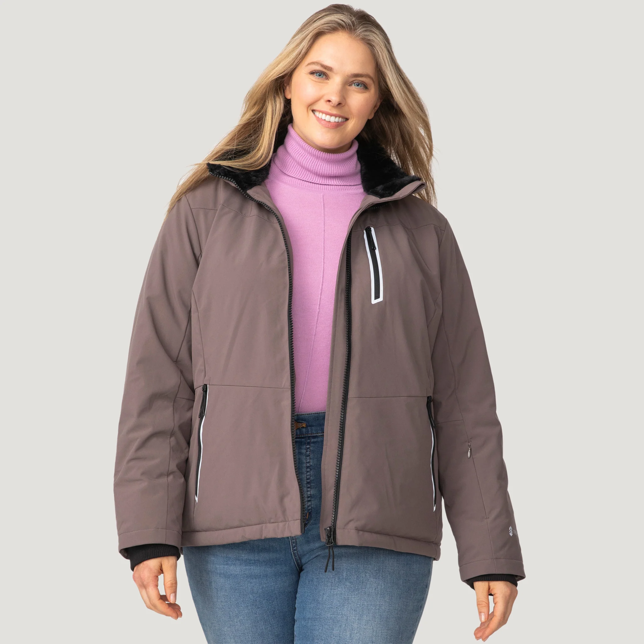 Women's Plus Size FreeCycle® Thermo Super Softshell® II Jacket - Image 11