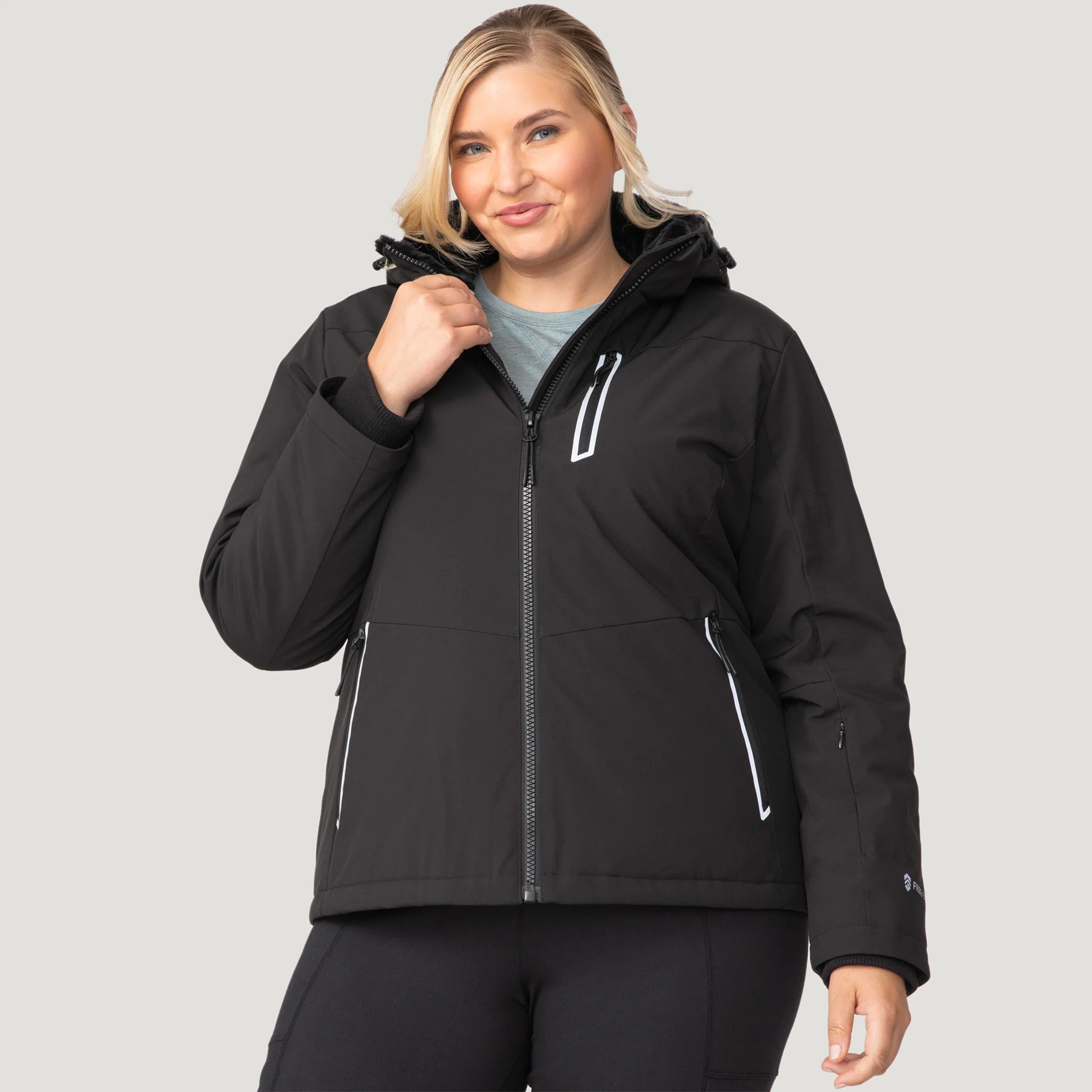 Women's Plus Size FreeCycle® Thermo Super Softshell® II Jacket - Image 13