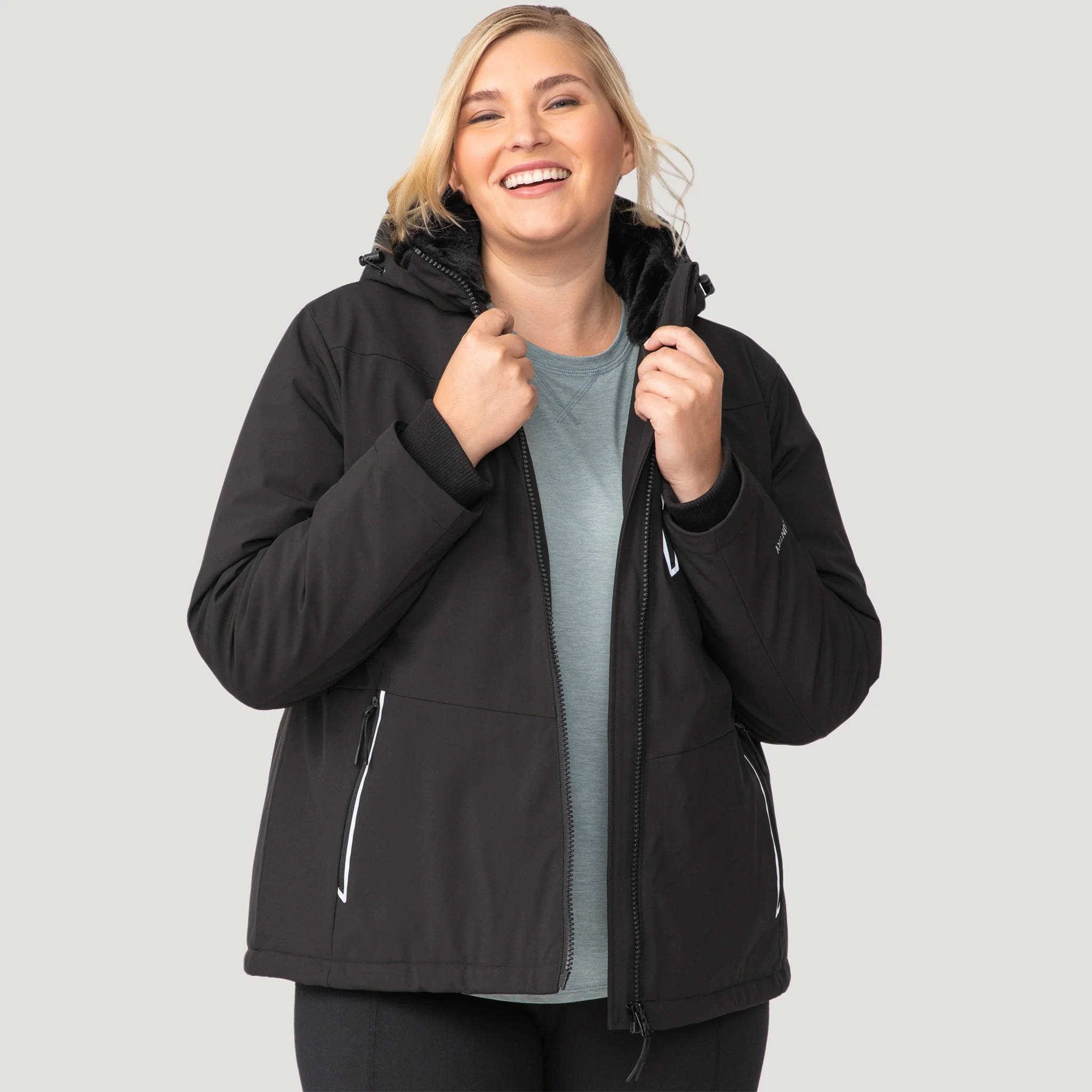 Women's Plus Size FreeCycle® Thermo Super Softshell® II Jacket - Image 14