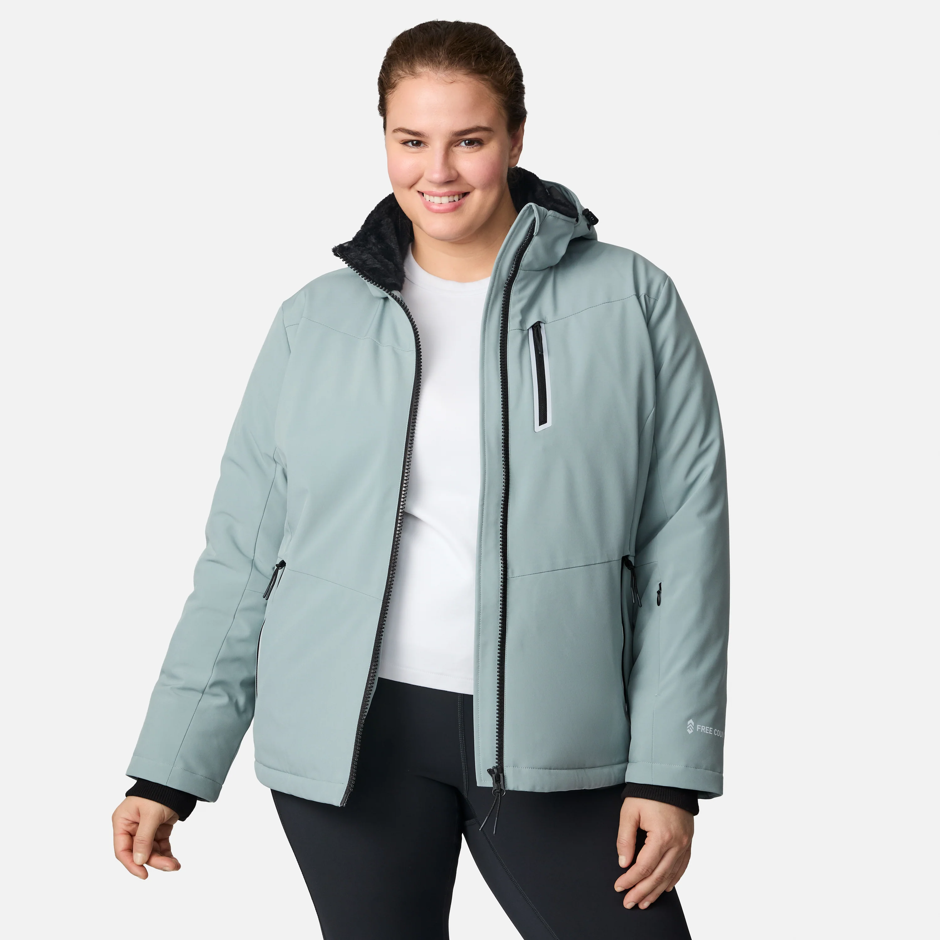 Women's Plus Size FreeCycle® Thermo Super Softshell® II Jacket - Image 3