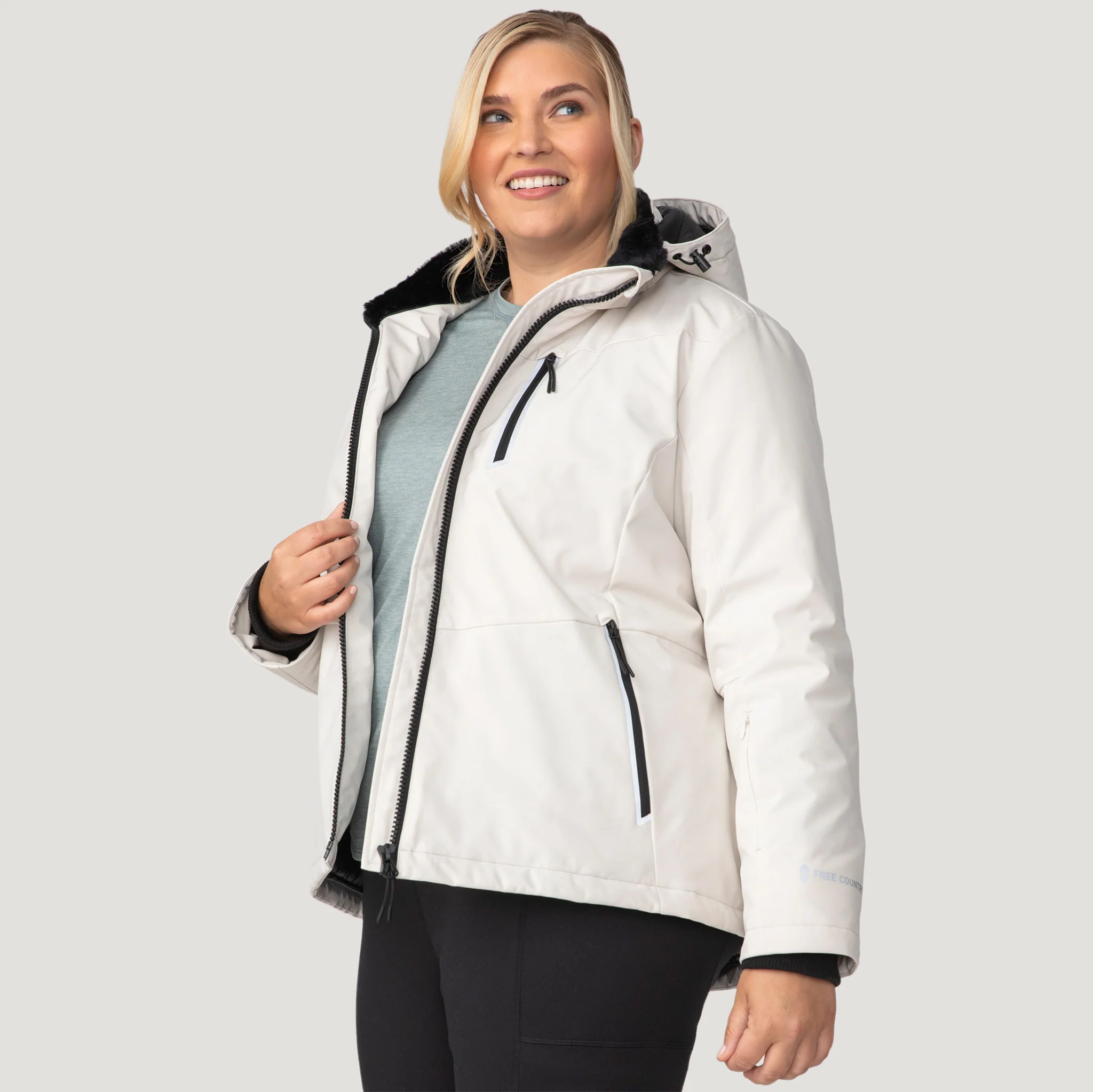 Women's Plus Size FreeCycle® Thermo Super Softshell® II Jacket - Image 8