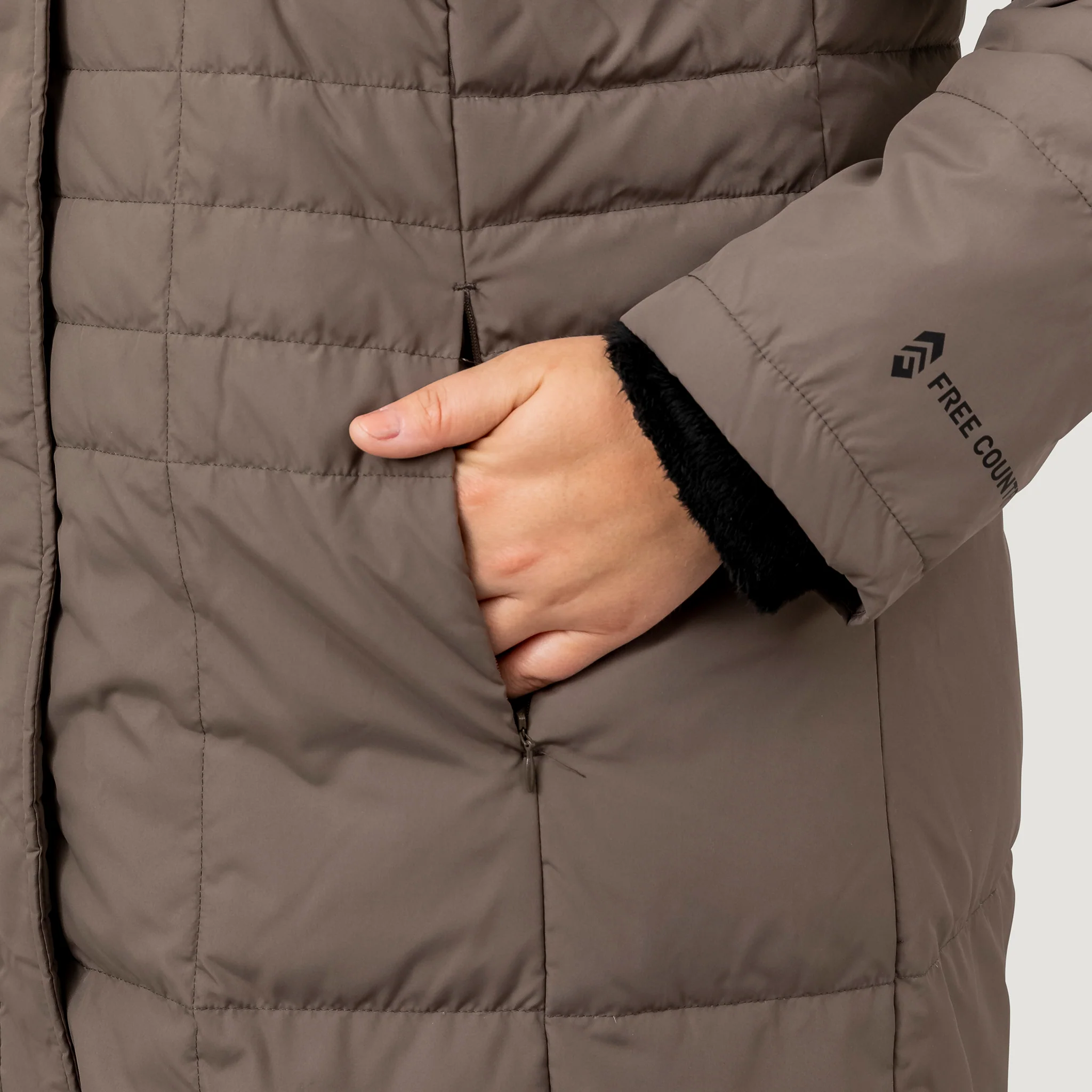Women's Plus Size Full Length Splendor Down Jacket - Image 10