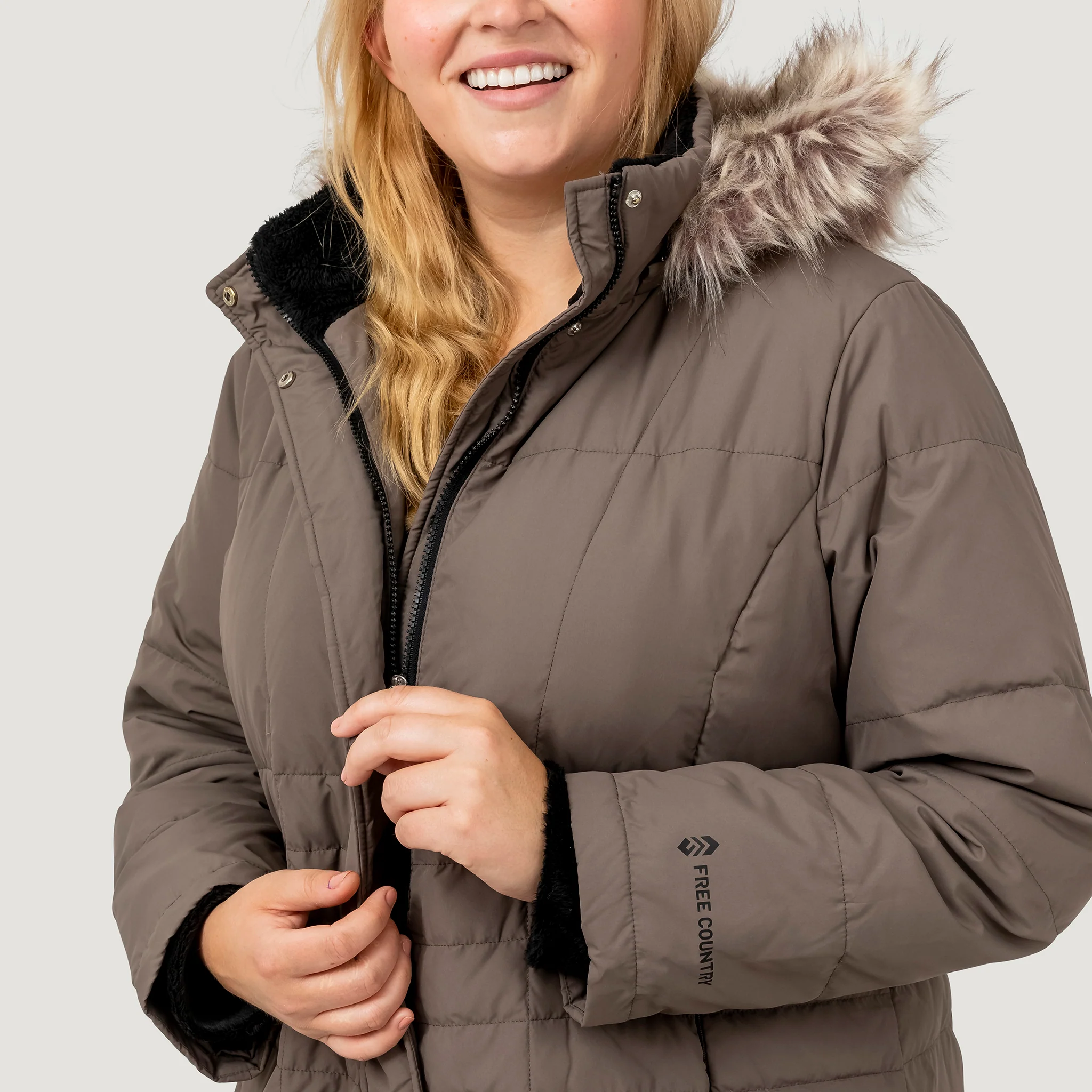 Women's Plus Size Full Length Splendor Down Jacket - Image 11