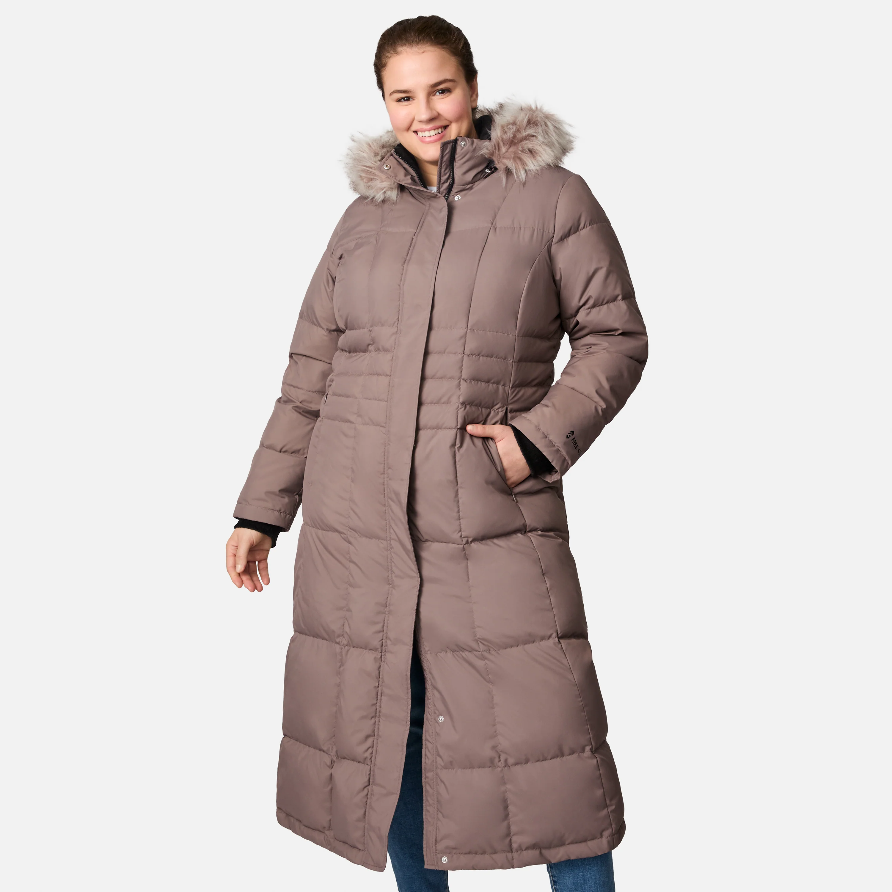 Women's Plus Size Full Length Splendor Down Jacket - Image 13