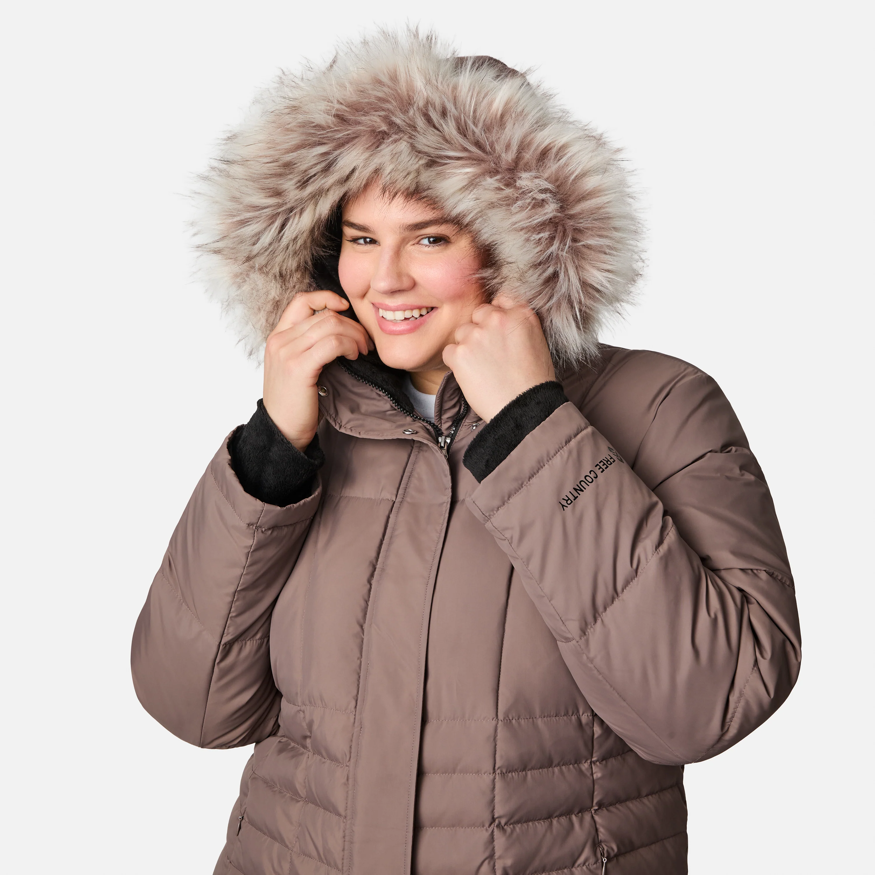 Women's Plus Size Full Length Splendor Down Jacket - Image 14