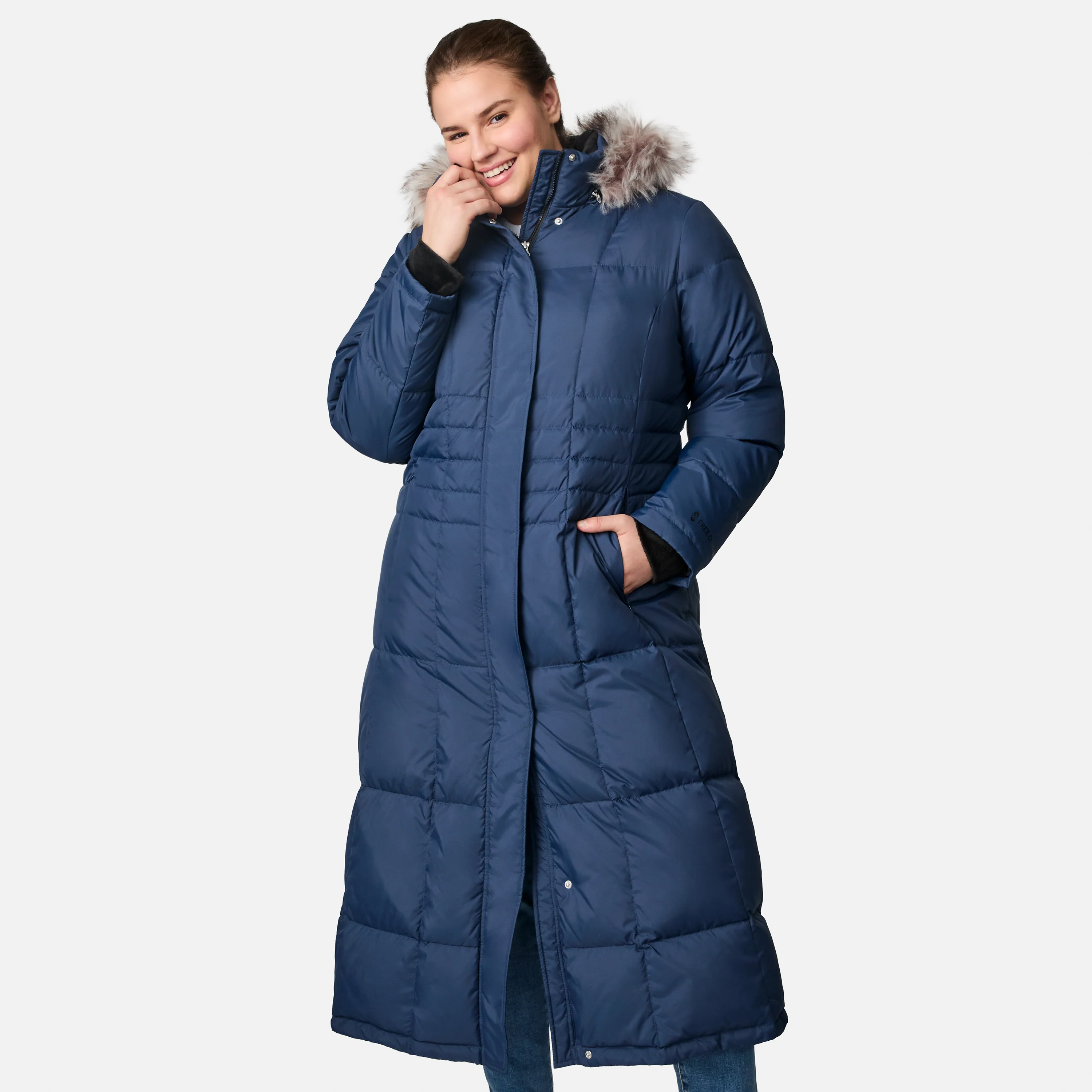 Women's Plus Size Full Length Splendor Down Jacket - Image 19