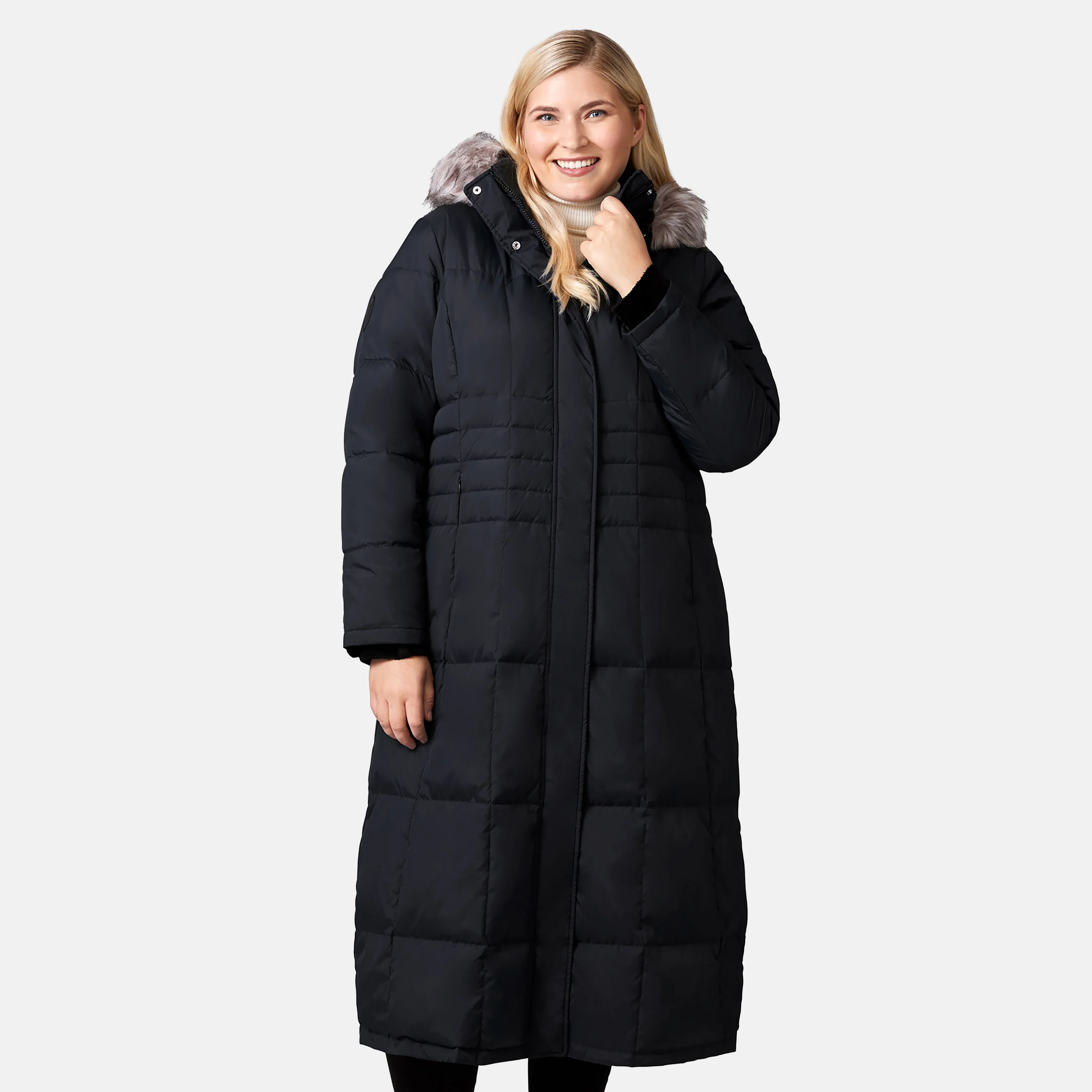Women's Plus Size Full Length Splendor Down Jacket - Image 4