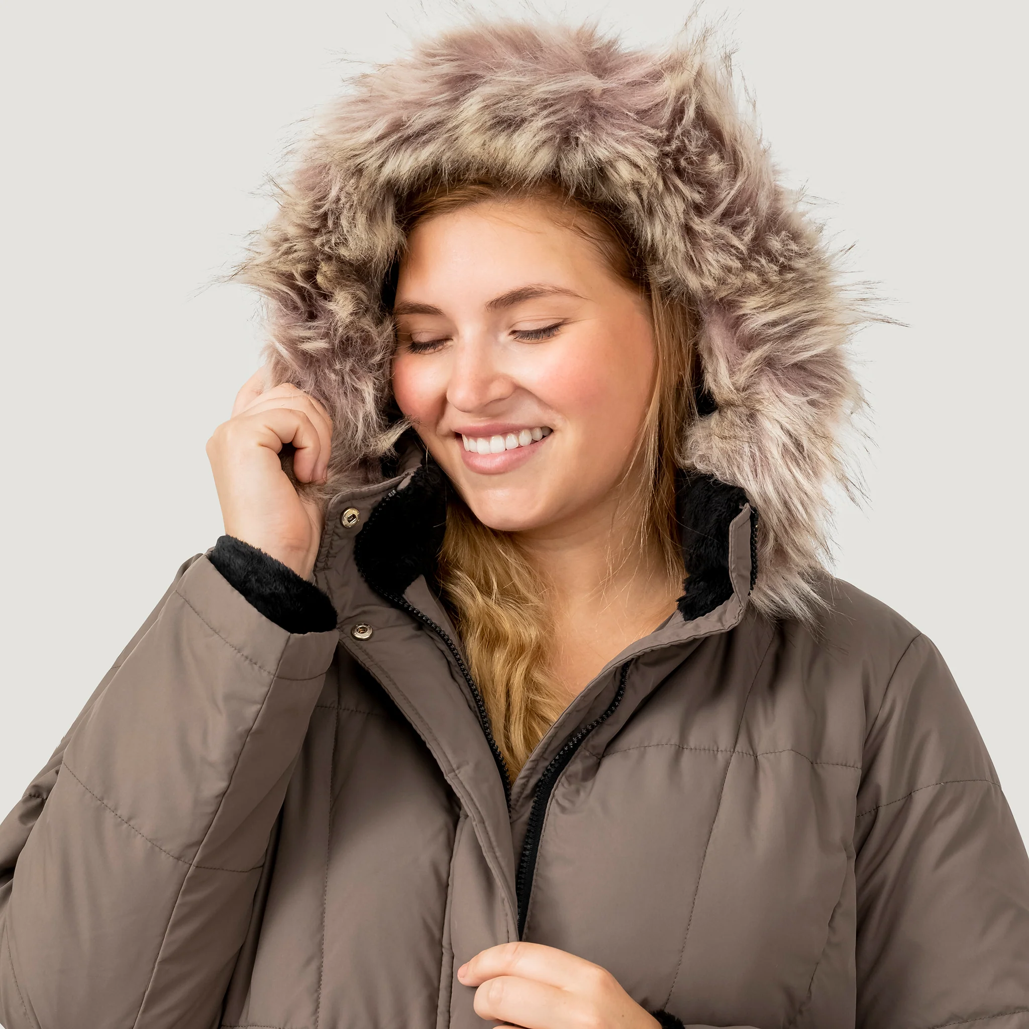 Women's Plus Size Full Length Splendor Down Jacket - Image 9