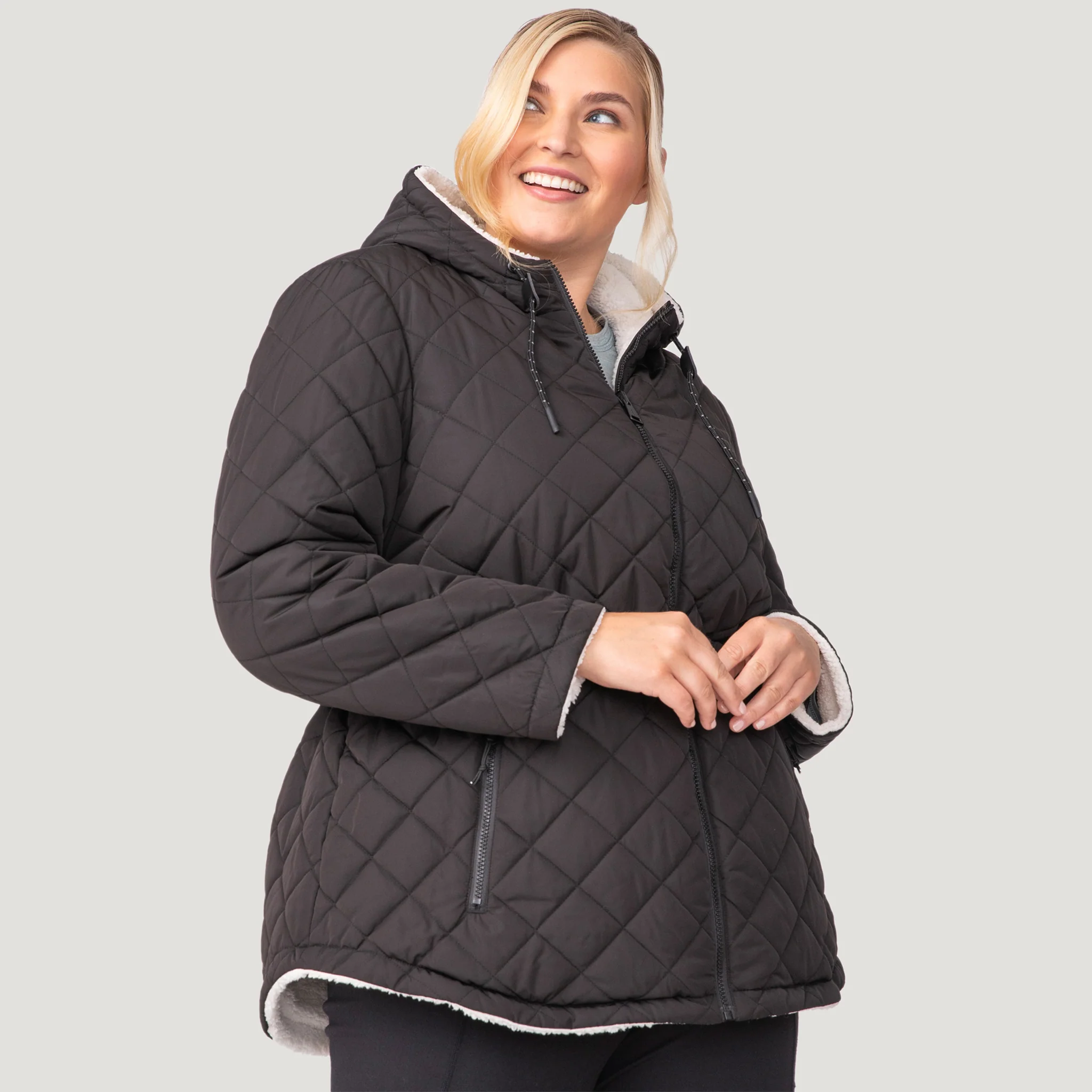 Women's Plus Size Switch It Up Cloud Lite Reversible Jacket - Image 13