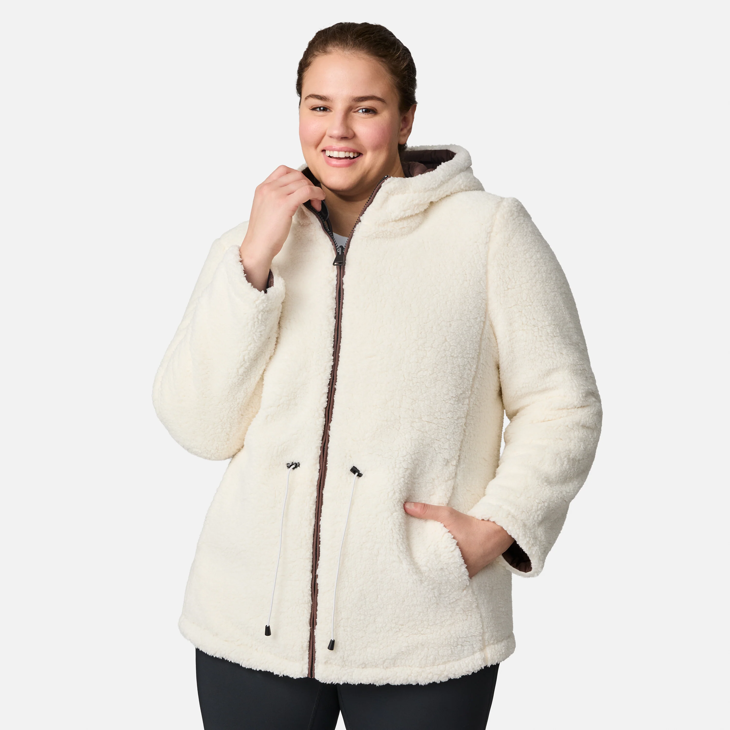 Women's Plus Size Switch It Up Cloud Lite Reversible Jacket - Image 3