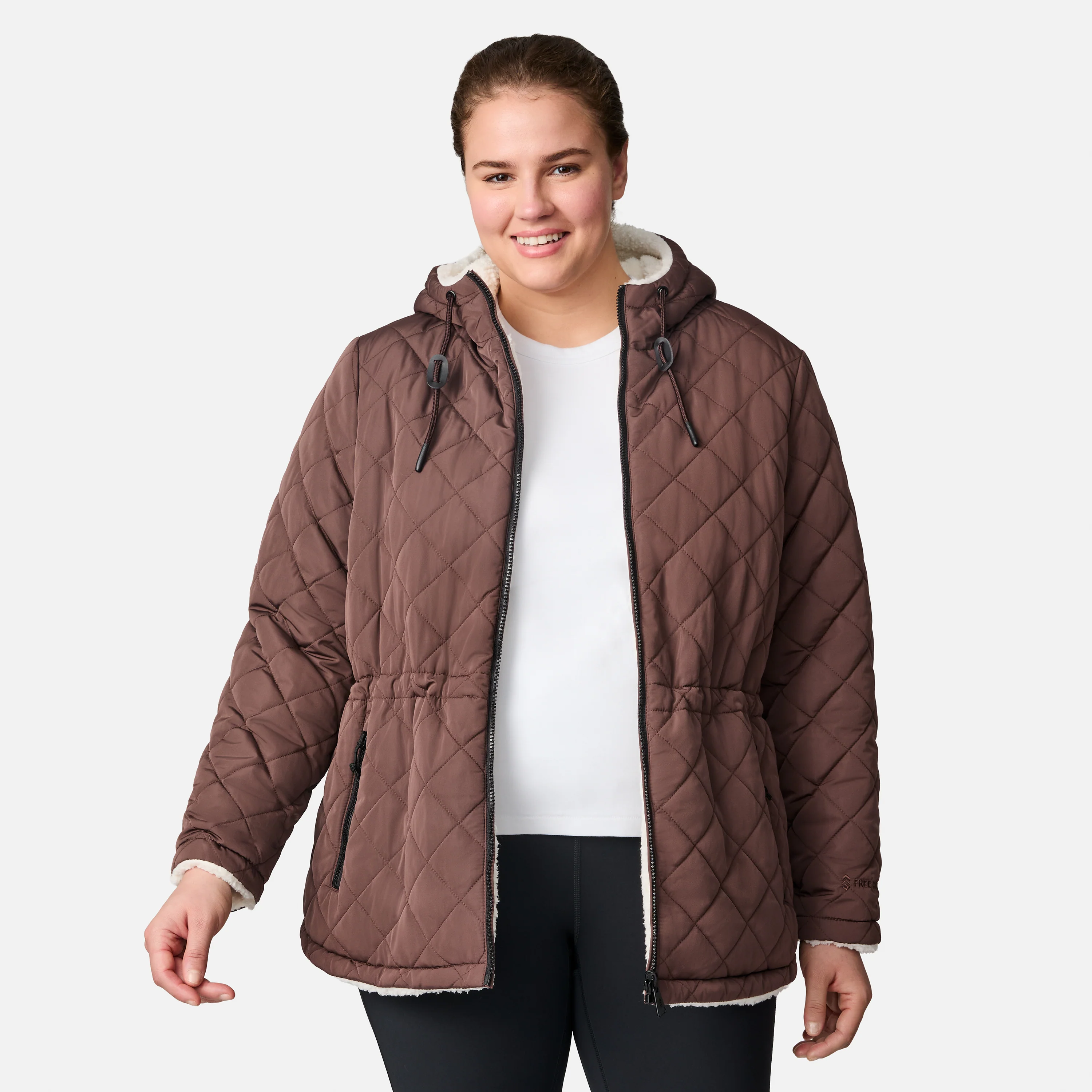 Women's Plus Size Switch It Up Cloud Lite Reversible Jacket - Image 4