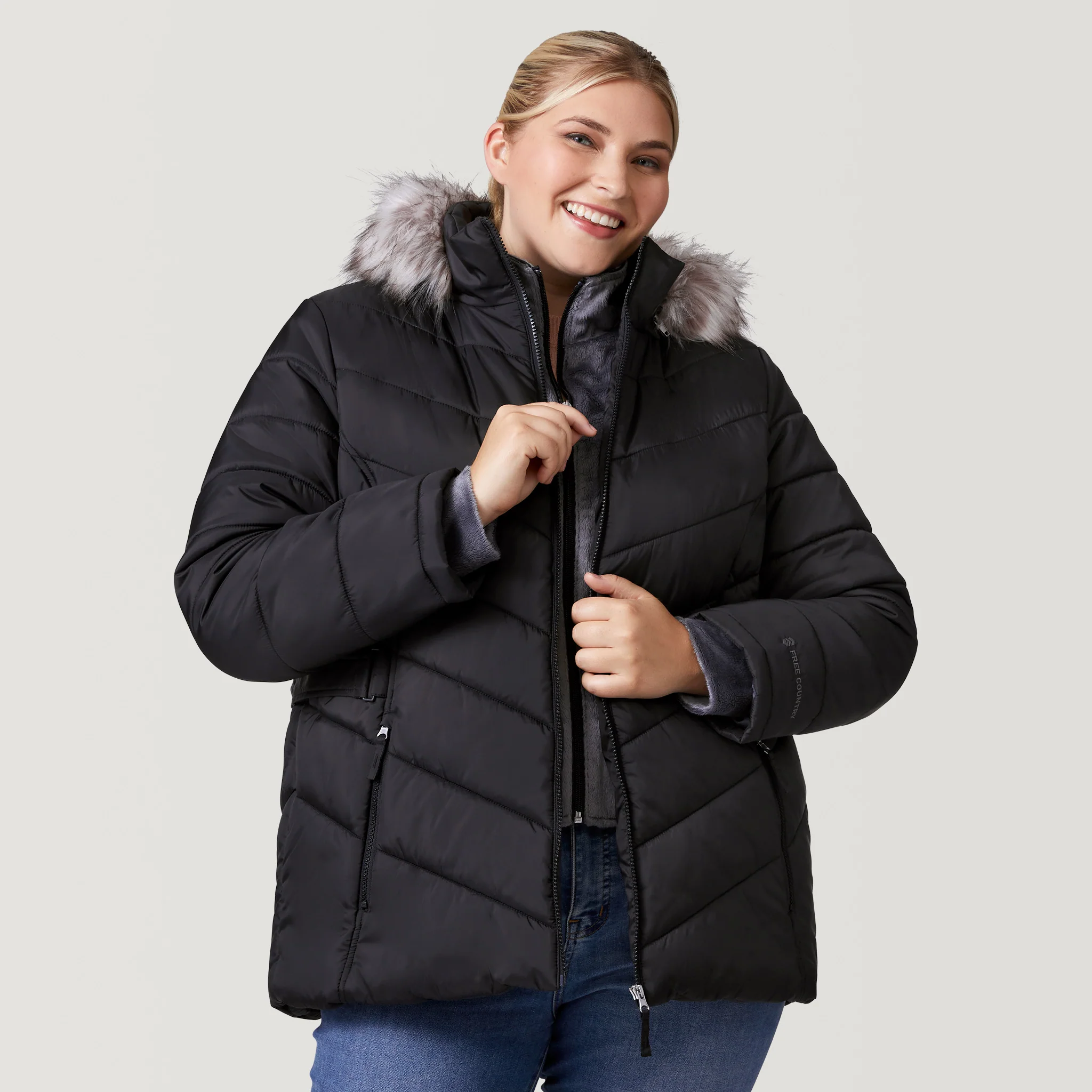 Women's Plus Size Unstoppable II Poly Air Touch Jacket - Image 3
