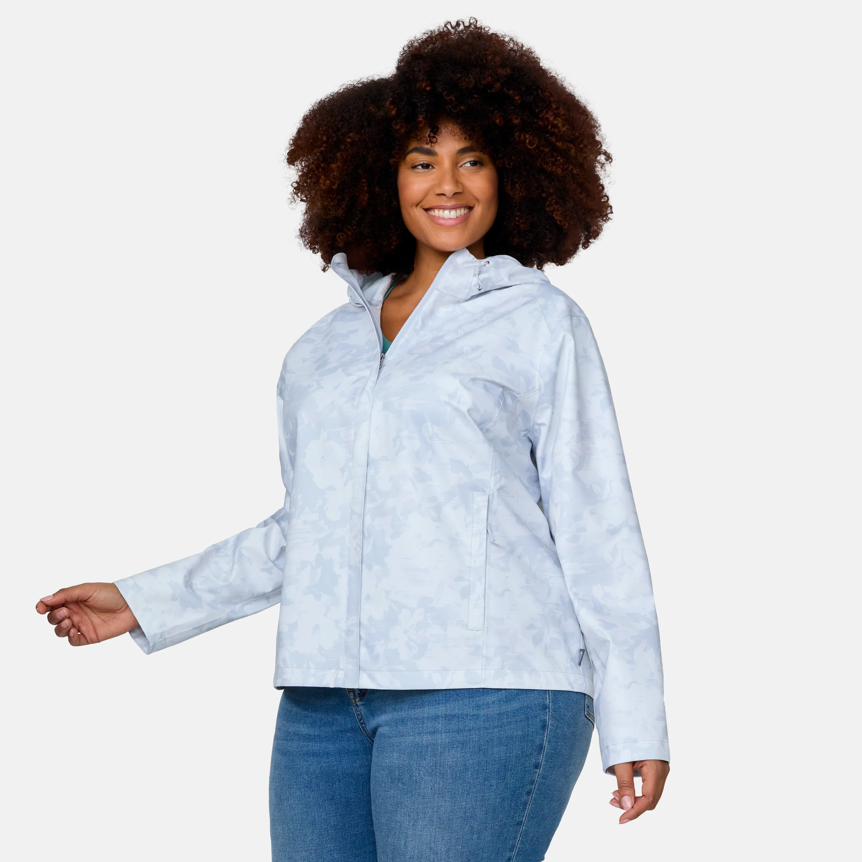 Women's Plus Size X2O Packable Rain Jacket - Image 4