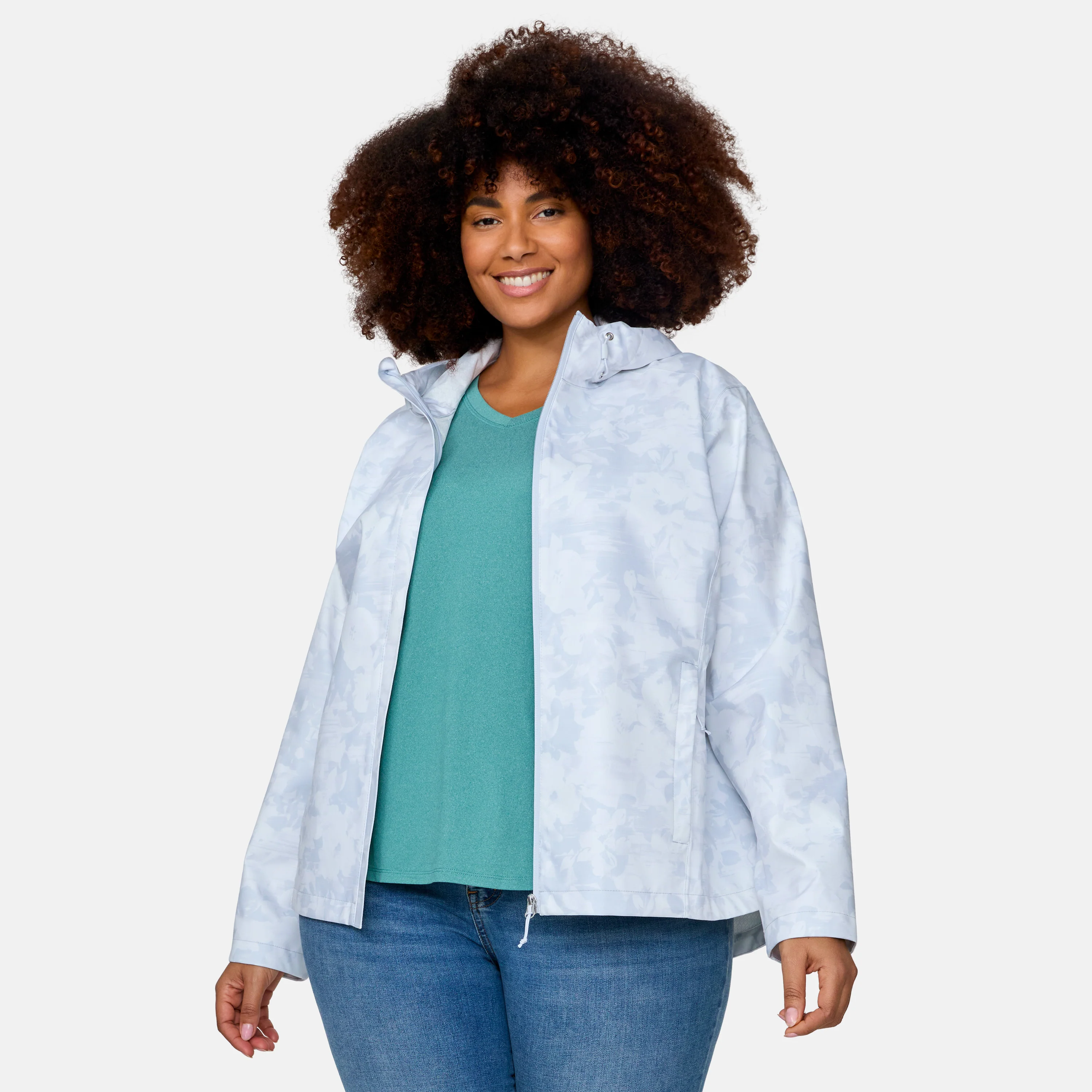 Women's Plus Size X2O Packable Rain Jacket - Image 5