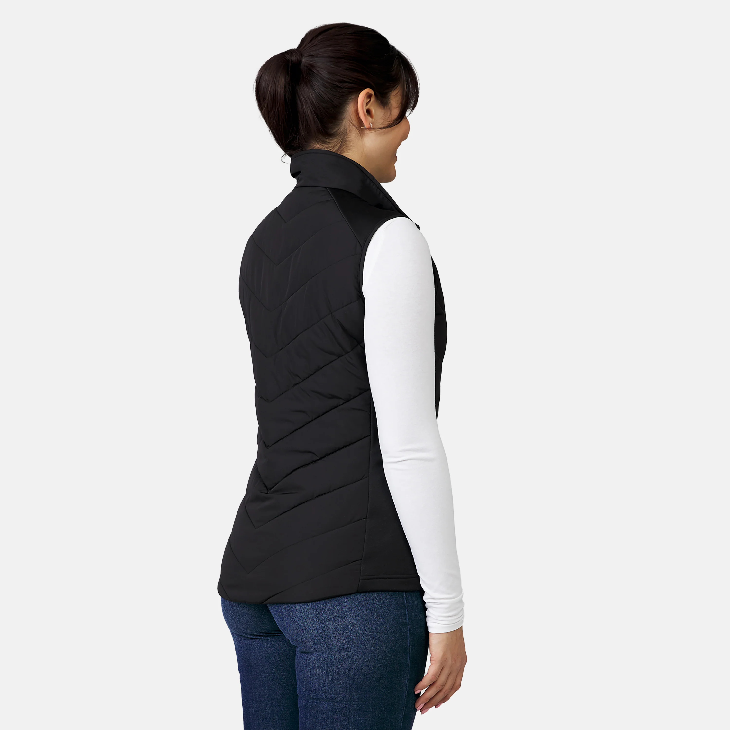 Women's Quilted Hybrid Vest - Image 17