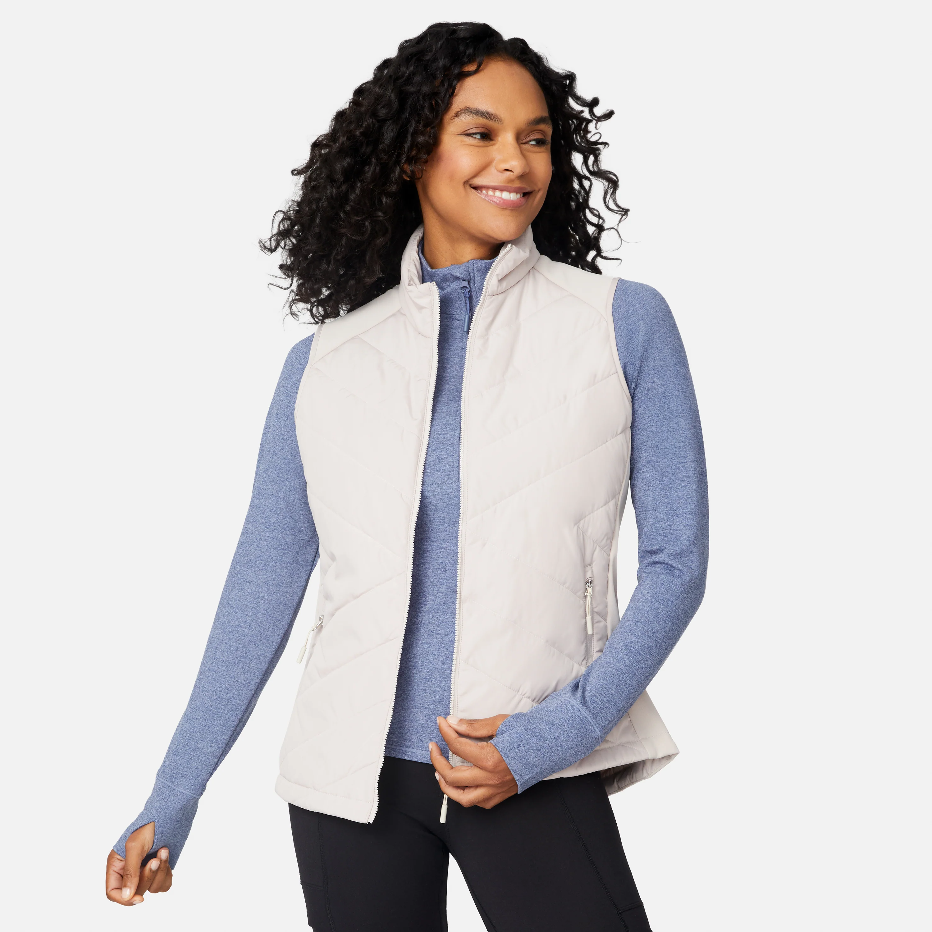 Women's Quilted Hybrid Vest - Image 20