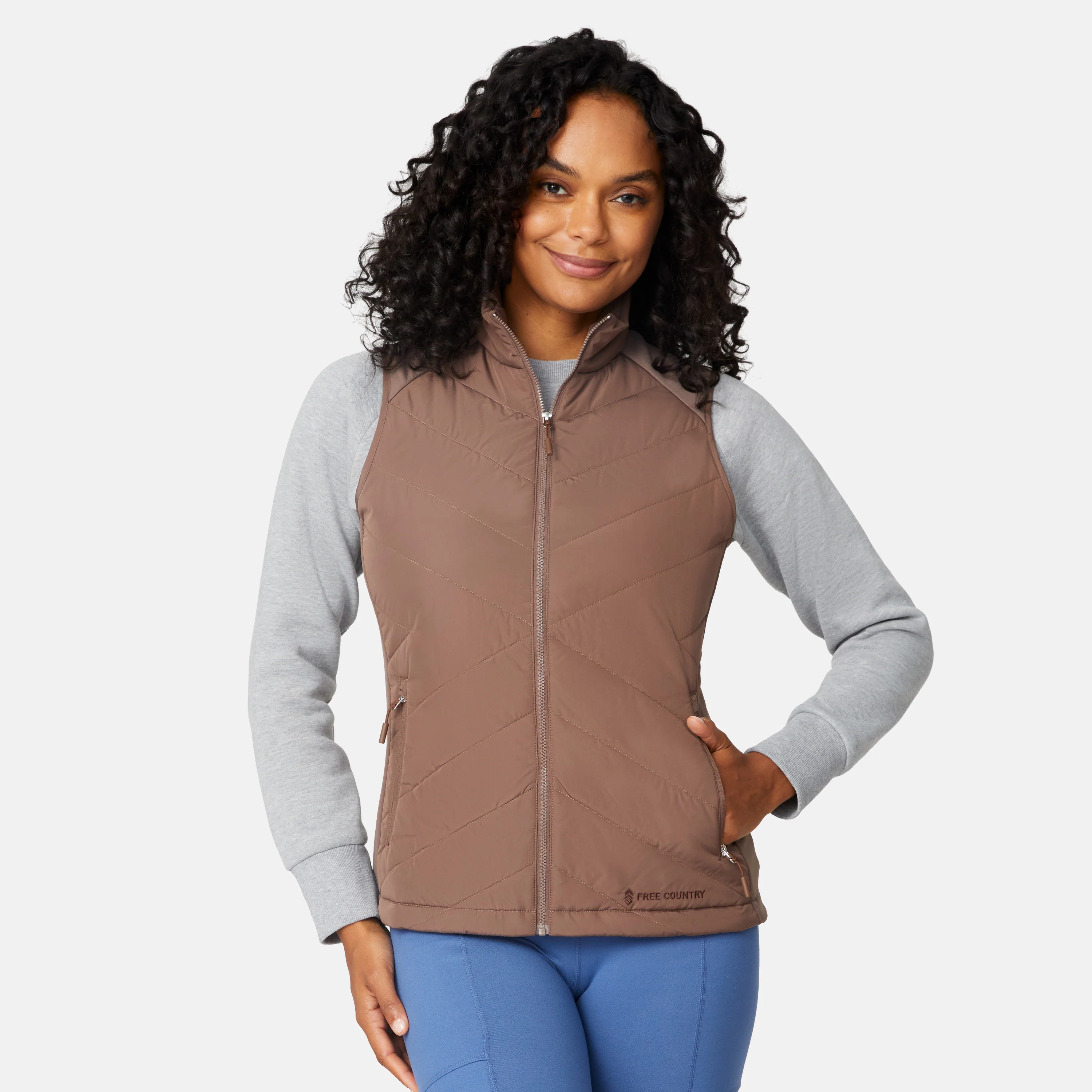 Women's Quilted Hybrid Vest - Image 22