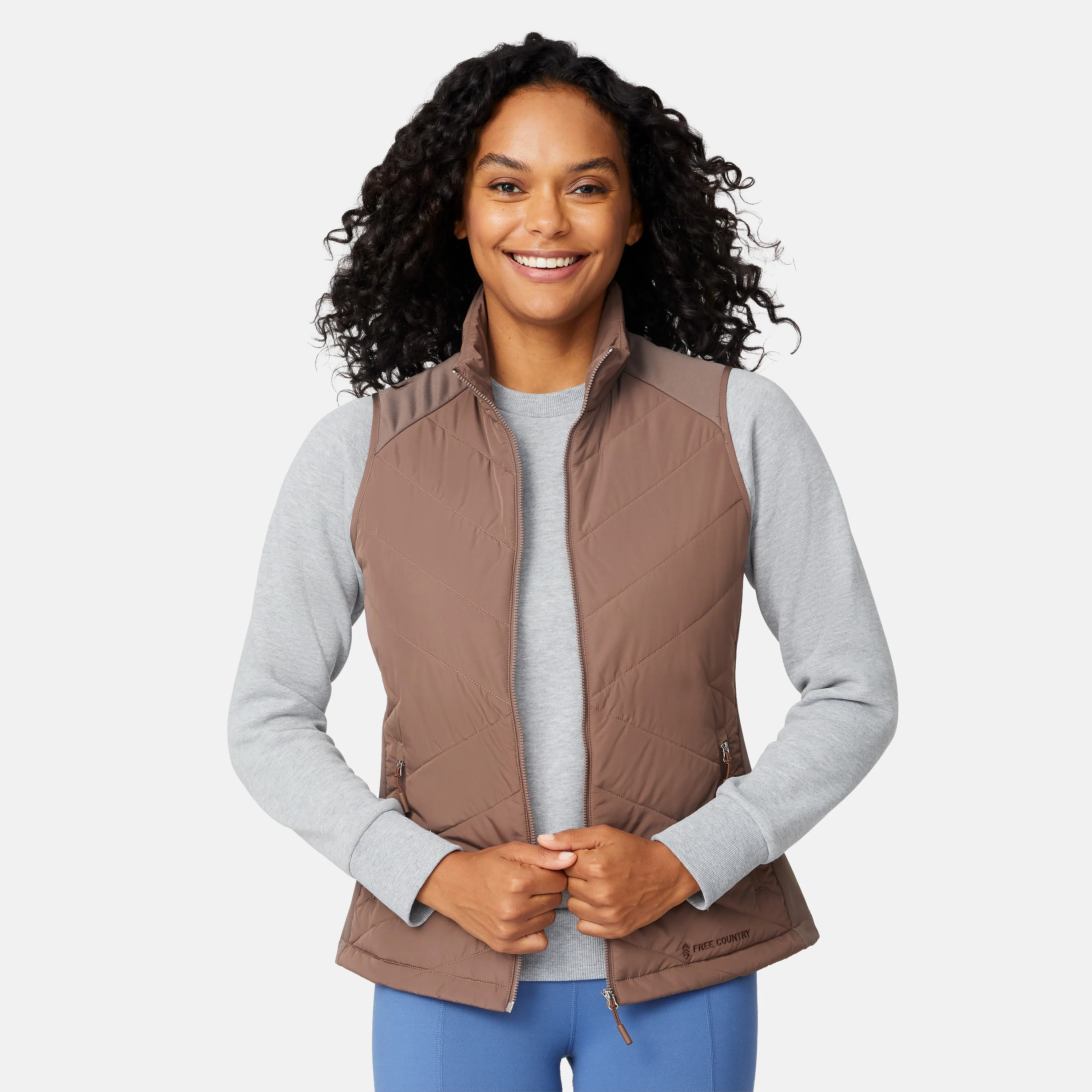 Women's Quilted Hybrid Vest - Image 23