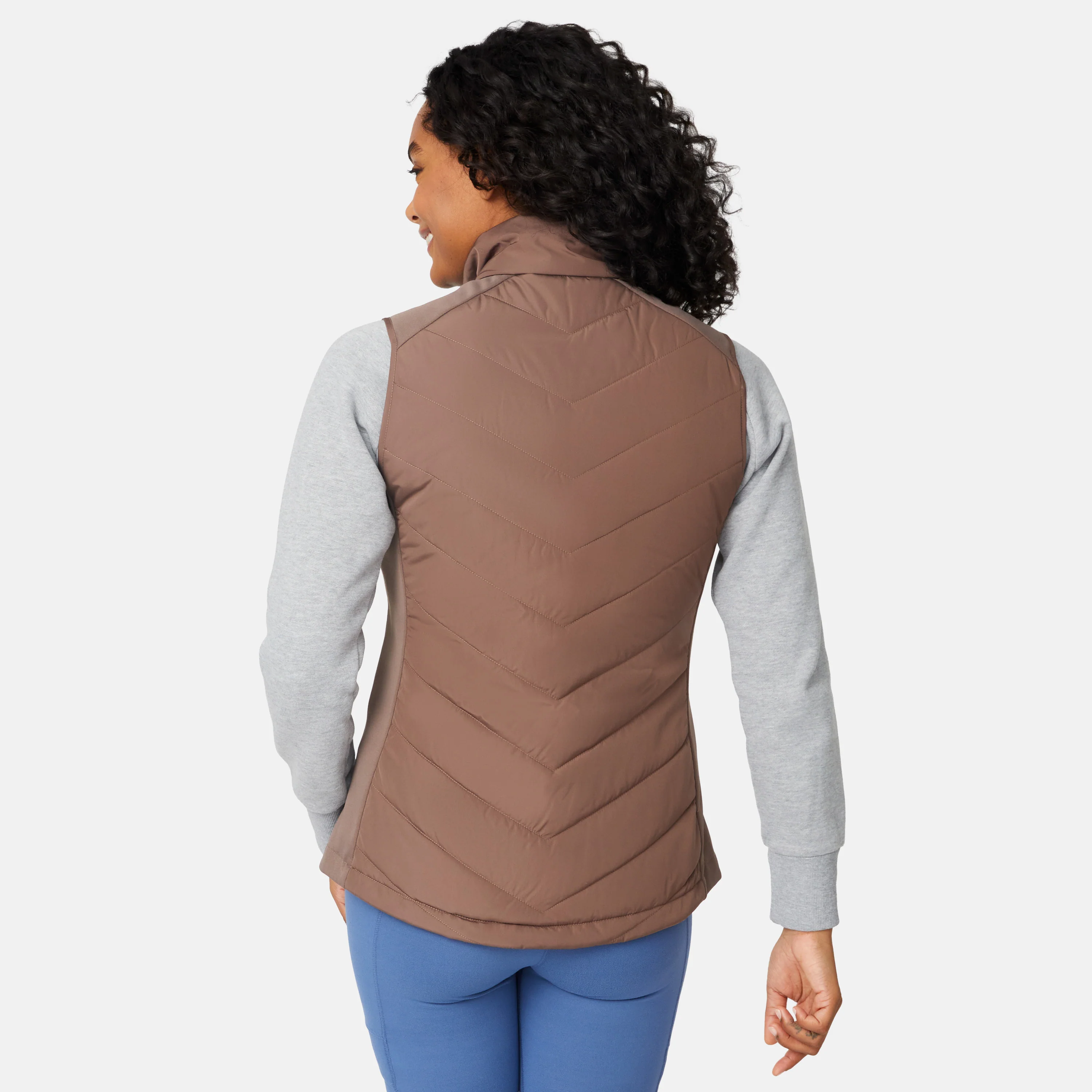 Women's Quilted Hybrid Vest - Image 24