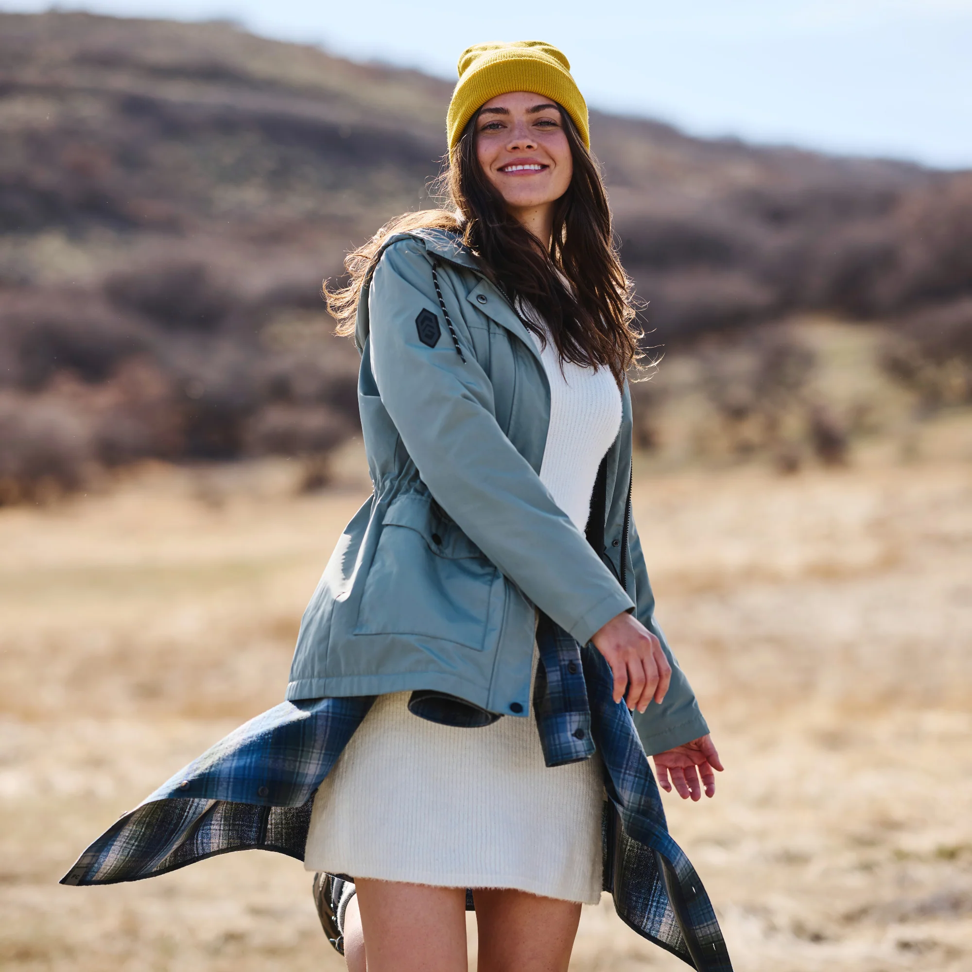 Women's Rain Away Lined Anorak Rain Jacket - Image 2
