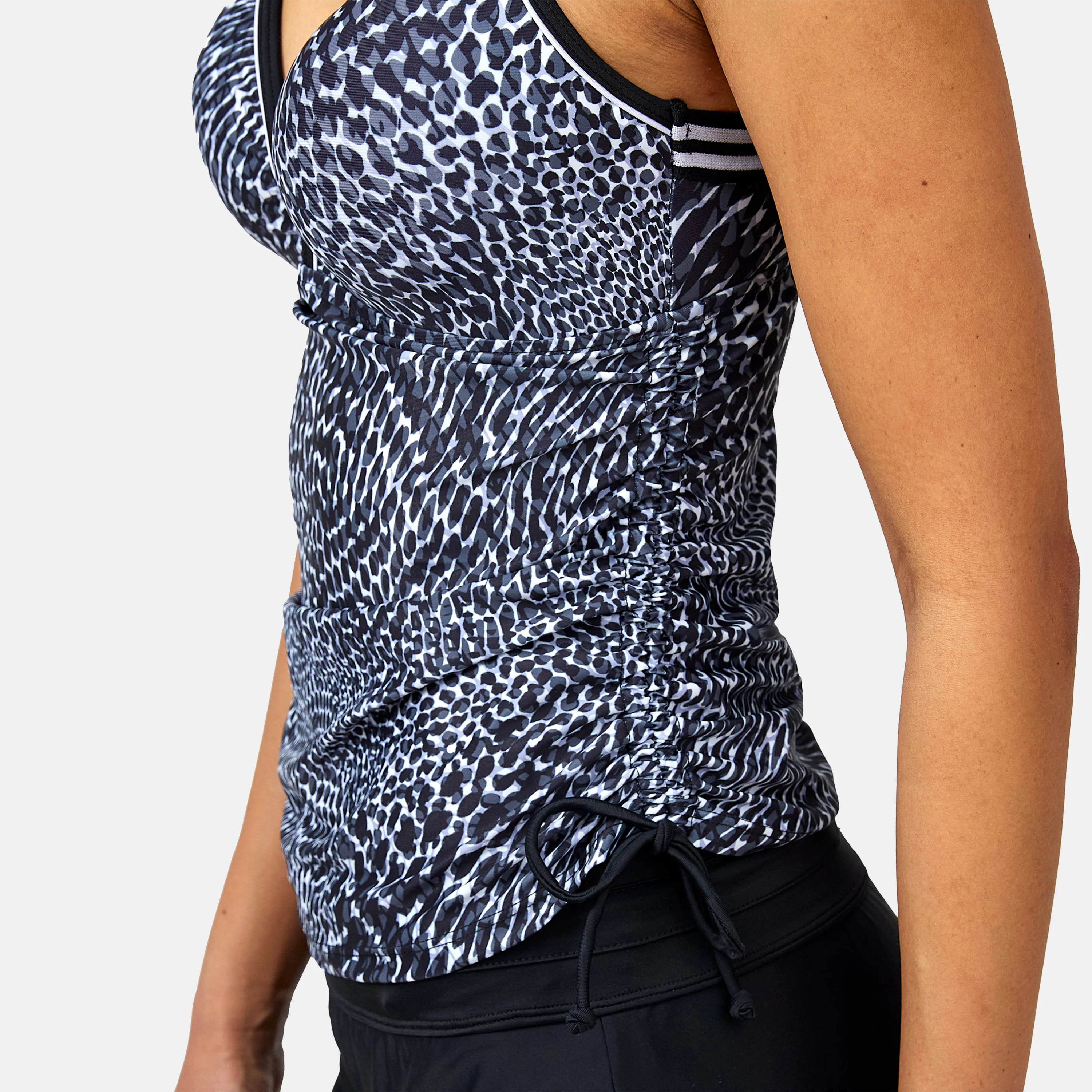 Women's Sea Skin Track Stripe Tankini - Image 3