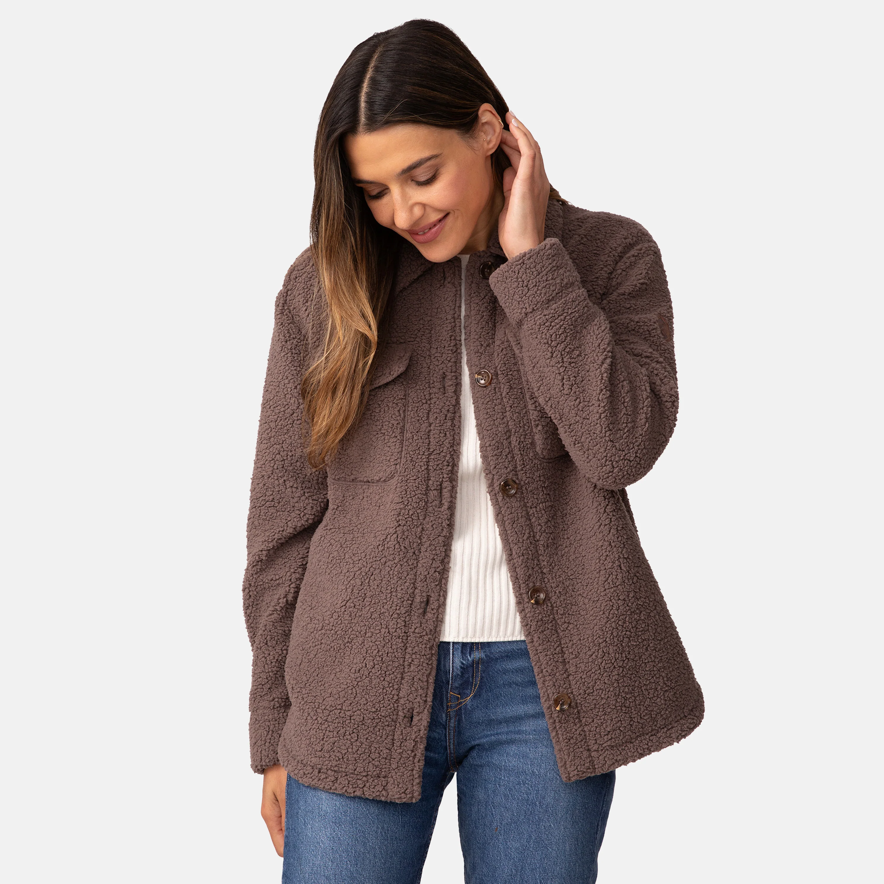 Women's Sherpa Shacket - Image 20