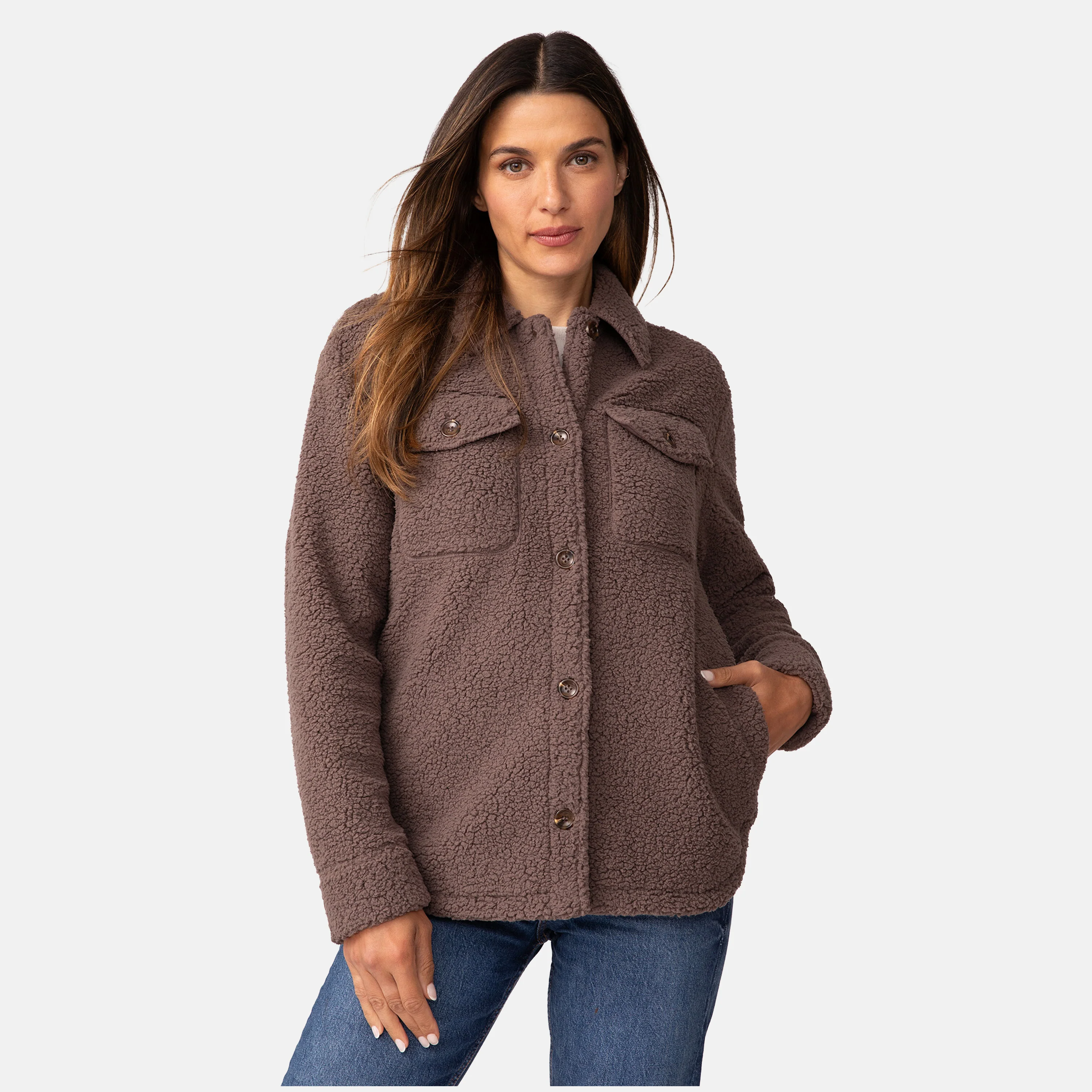 Women's Sherpa Shacket - Image 22