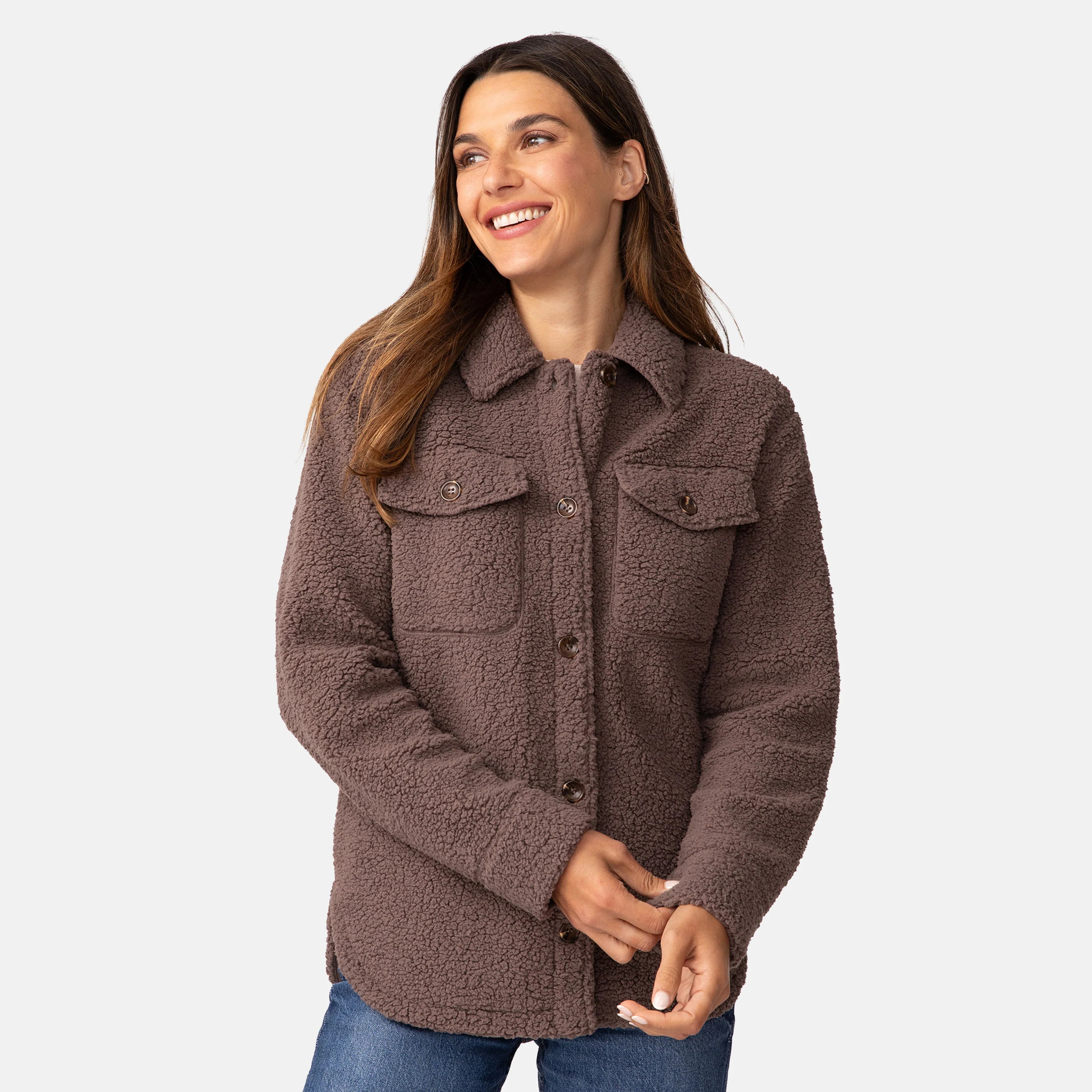 Women's Sherpa Shacket - Image 24
