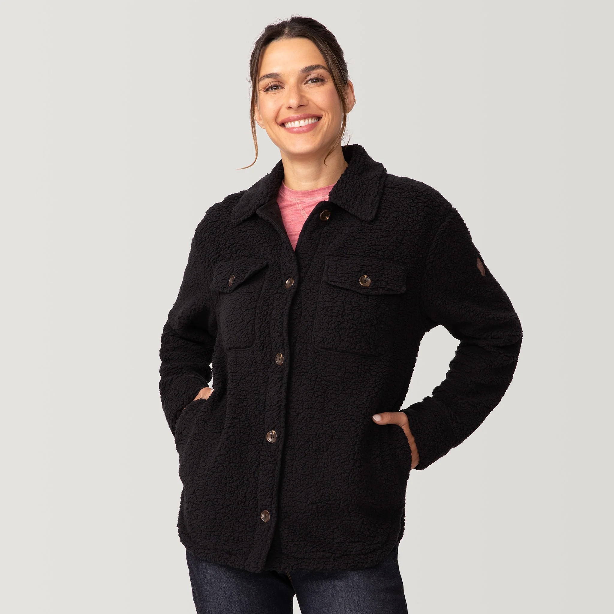 Women's Sherpa Shacket - Image 29