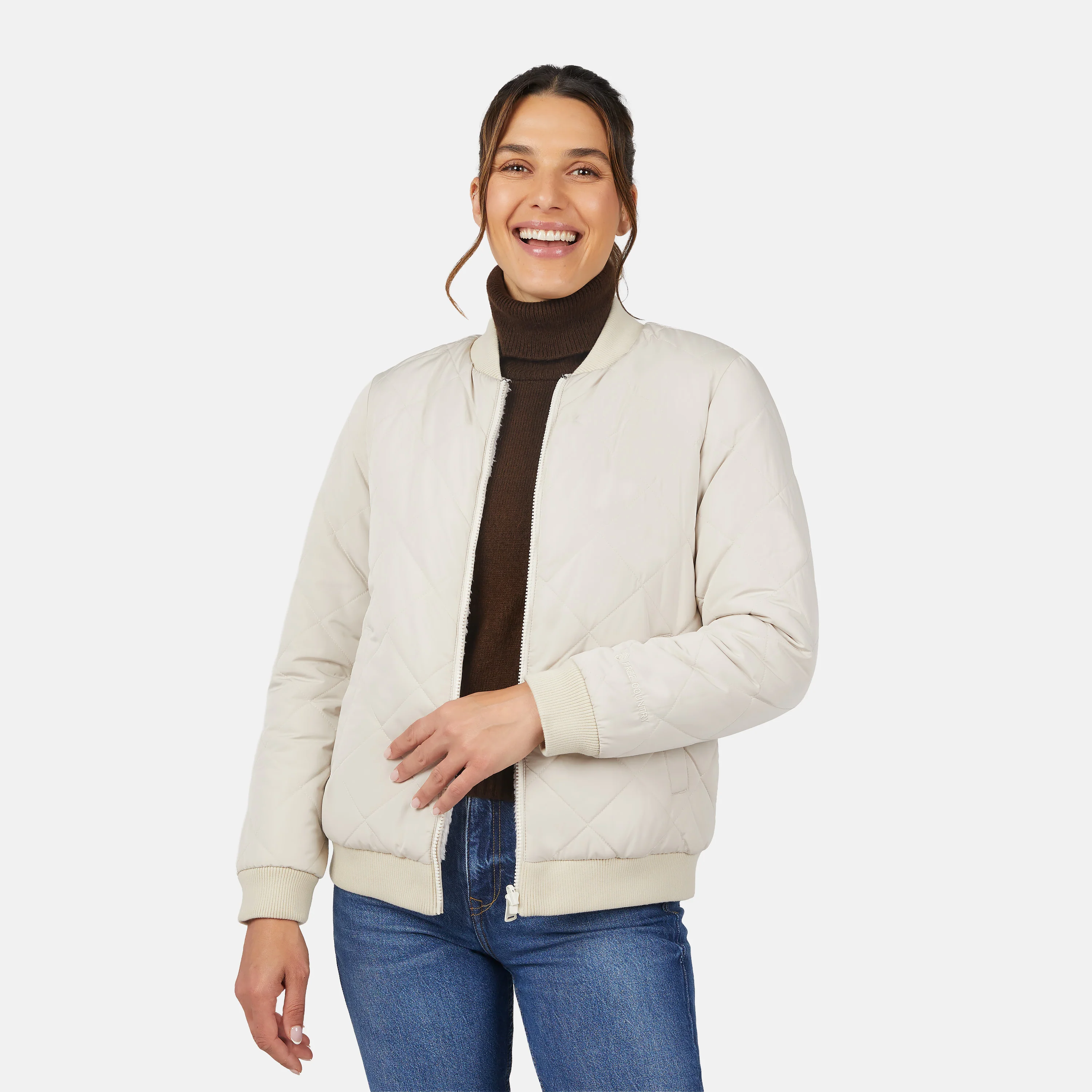 Women's Stratus Lite Reversible Quilted Bomber Jacket - Image 6