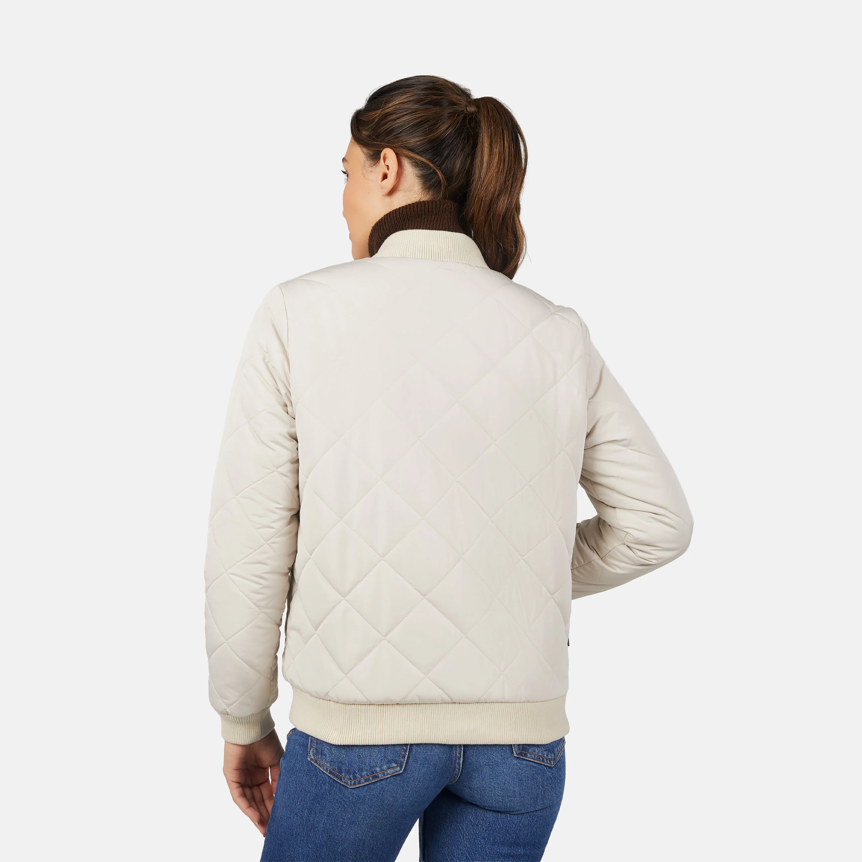 Women's Stratus Lite Reversible Quilted Bomber Jacket - Image 7