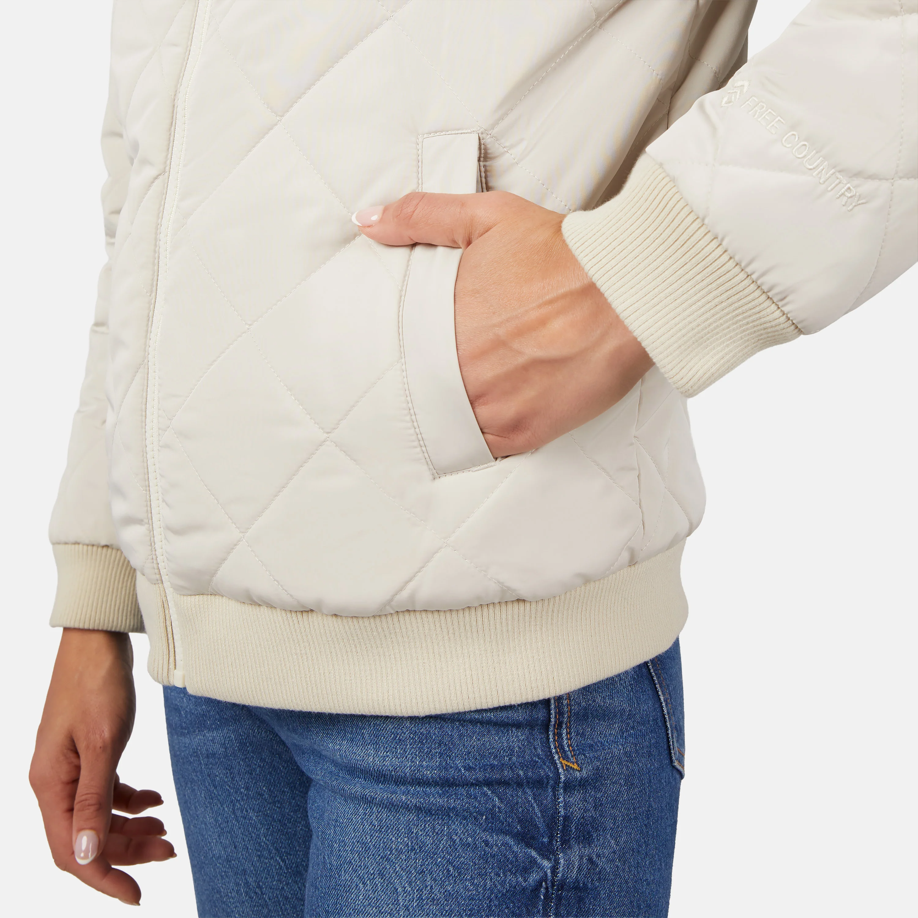 Women's Stratus Lite Reversible Quilted Bomber Jacket - Image 9