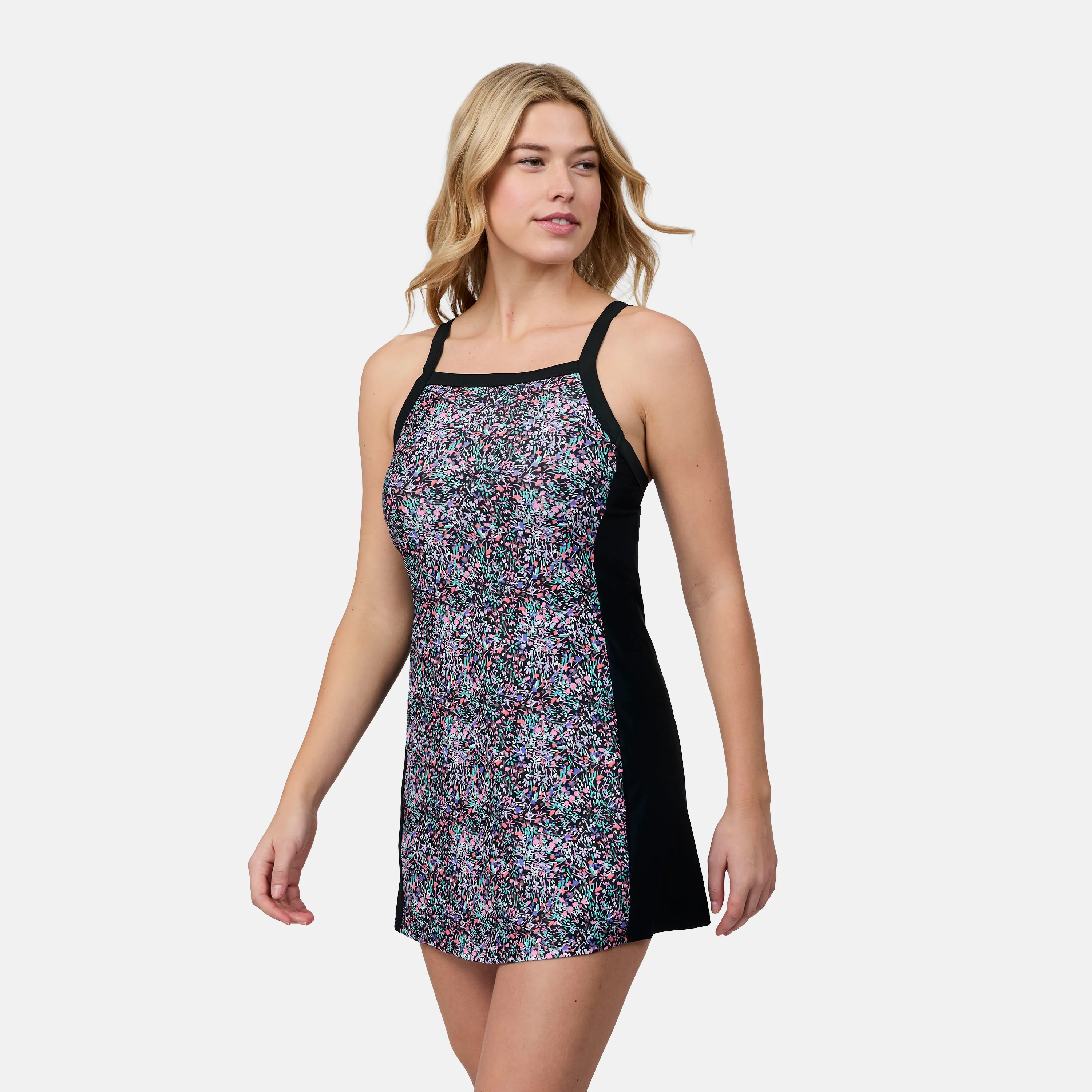 Women's Swim Dress with Built-in Biker Short - Image 15