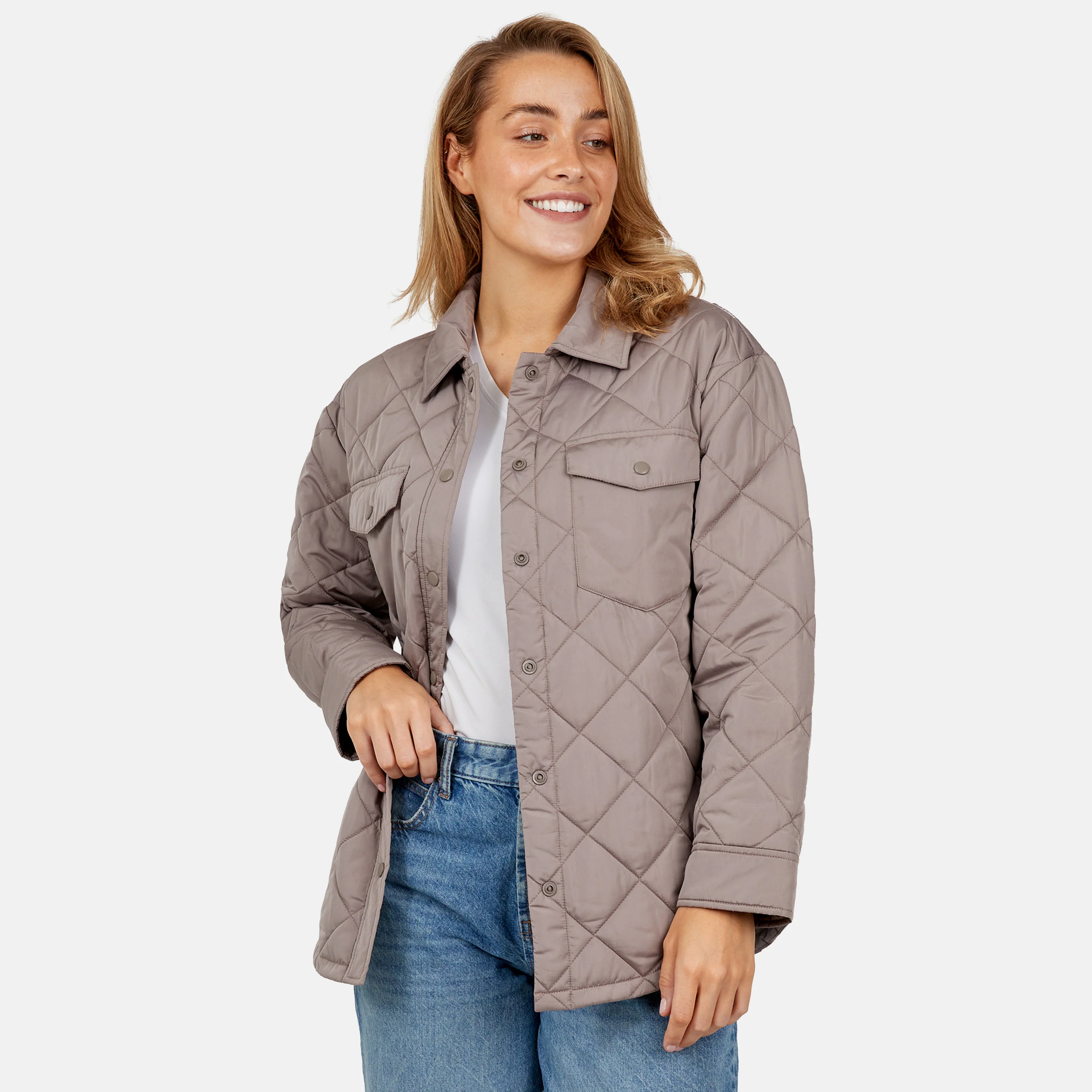 Women's Trailblazer Quilted Shacket - Image 8