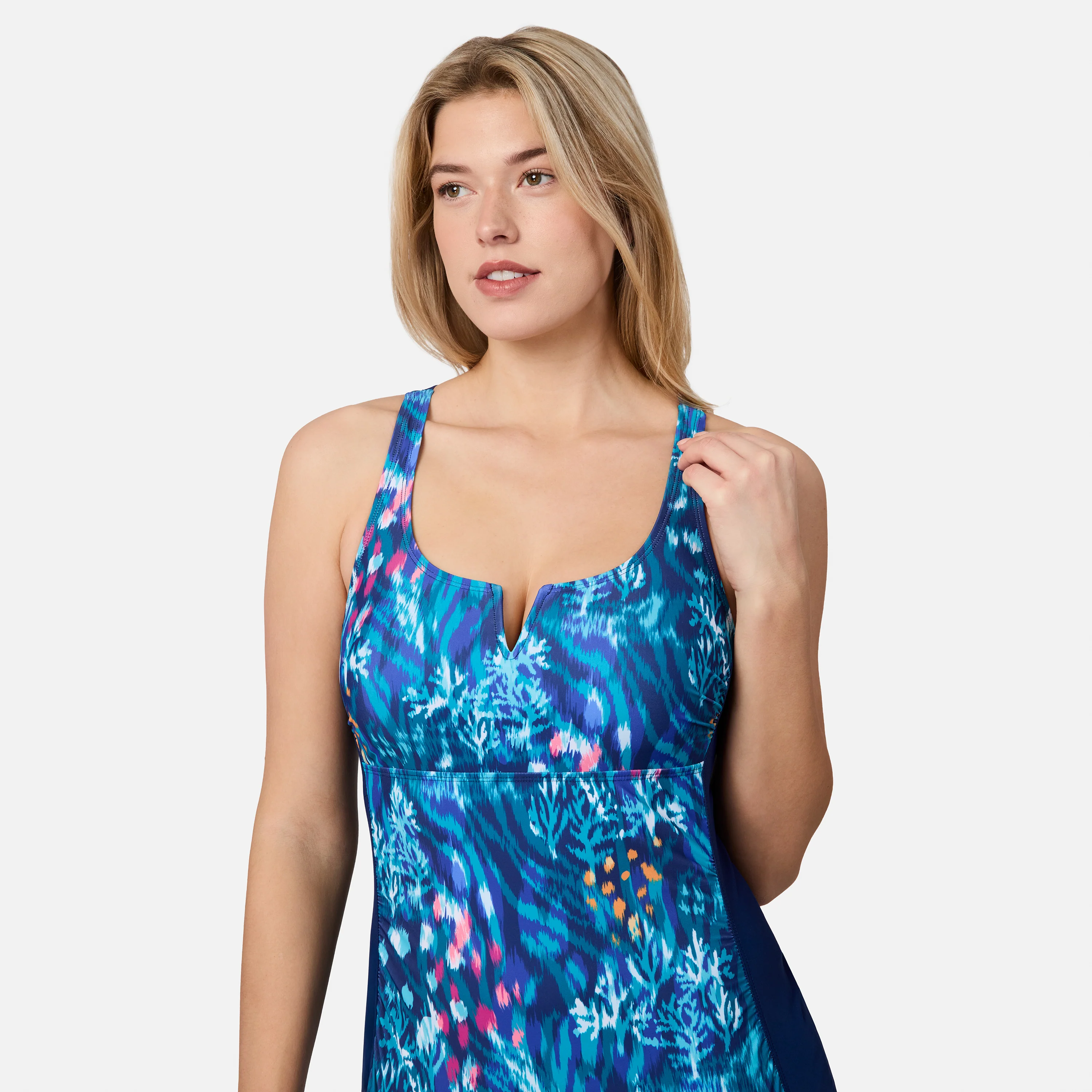 Women's Undersea Notch Front Tankini Top - Image 4