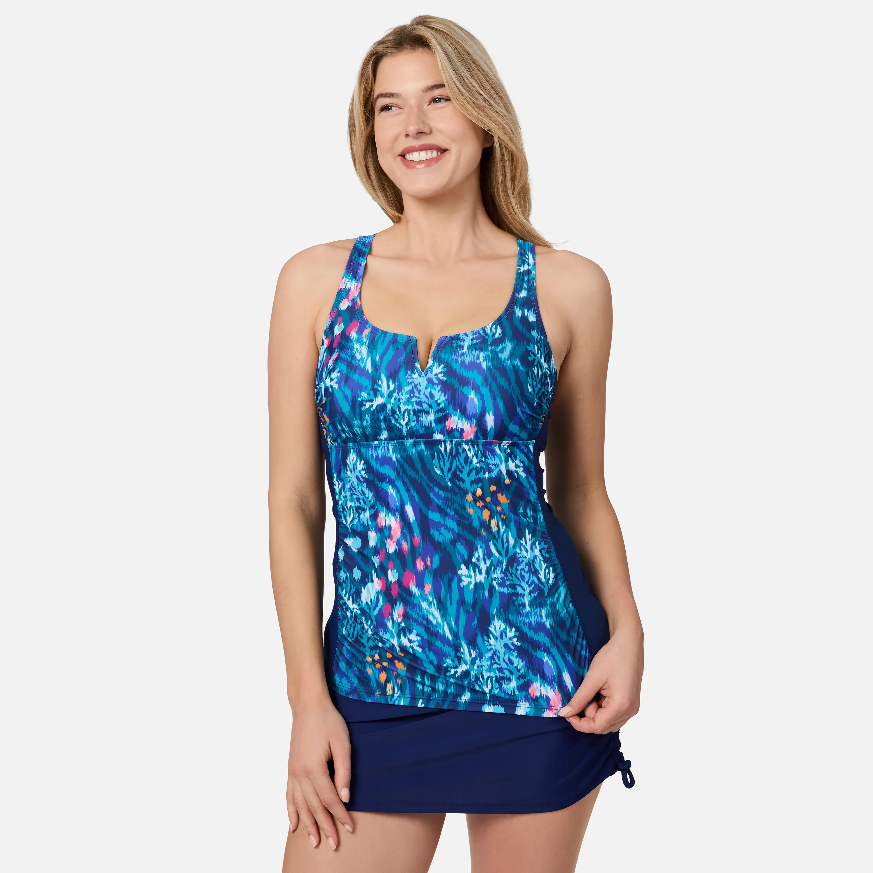 Women's Undersea Notch Front Tankini Top - Image 6