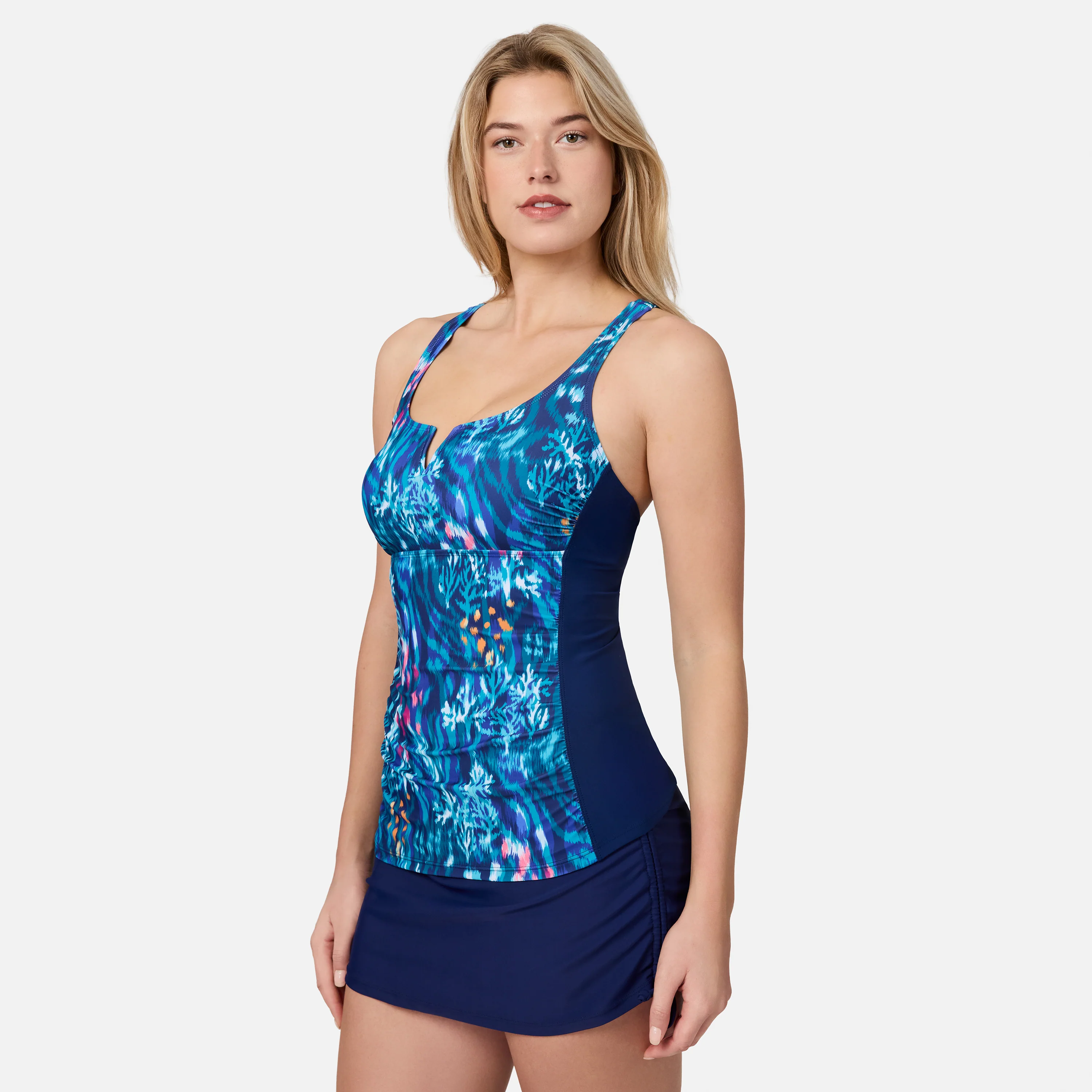 Women's Undersea Notch Front Tankini Top - Image 7