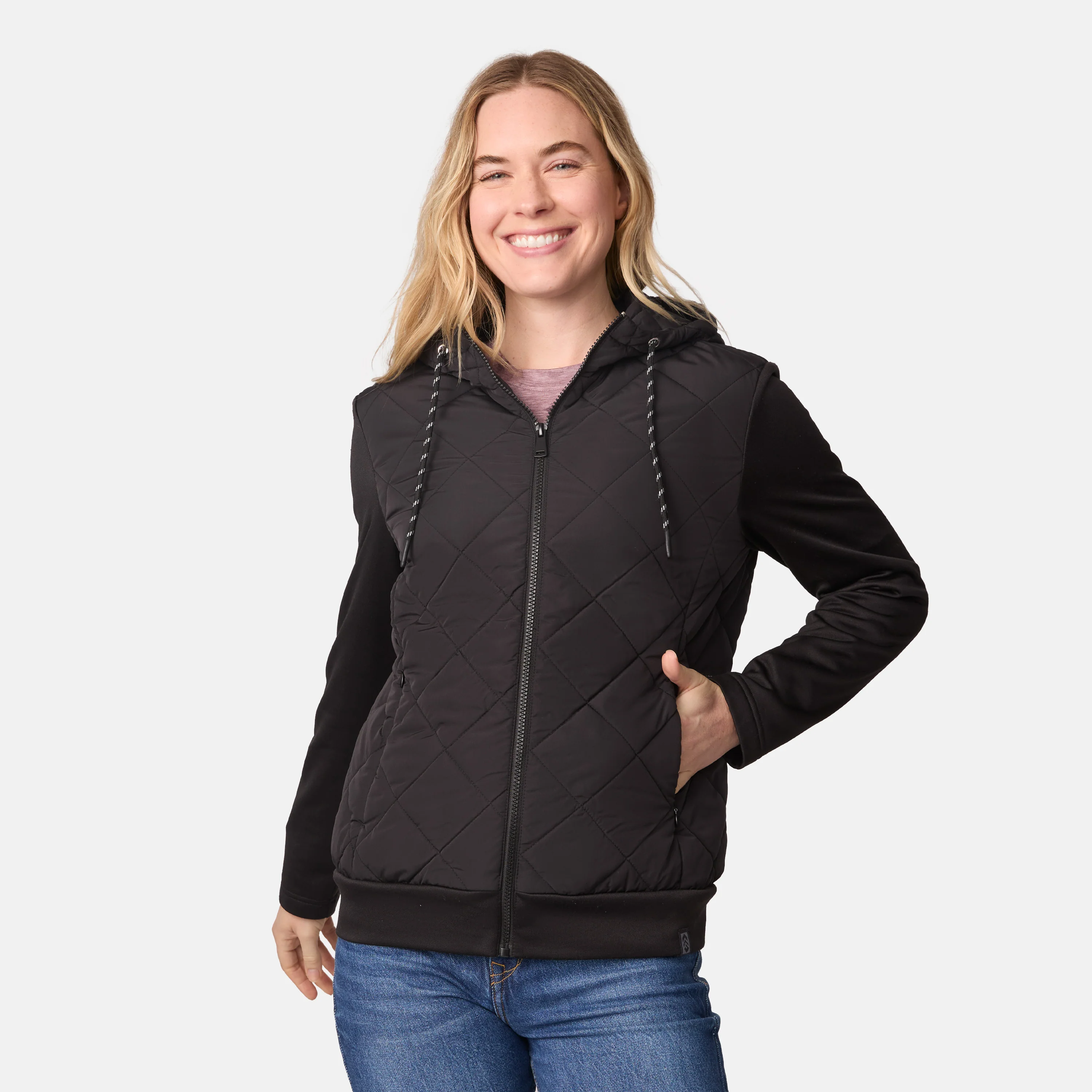 Women's Venture Quilted Hybrid Jacket - Image 2