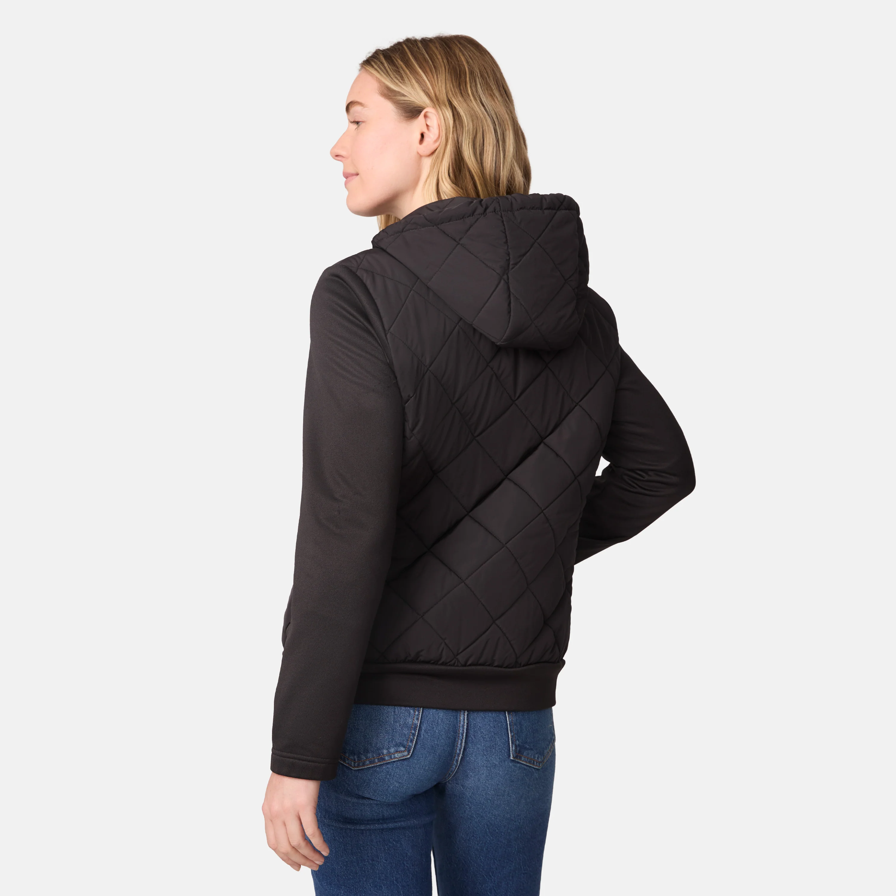 Women's Venture Quilted Hybrid Jacket - Image 6